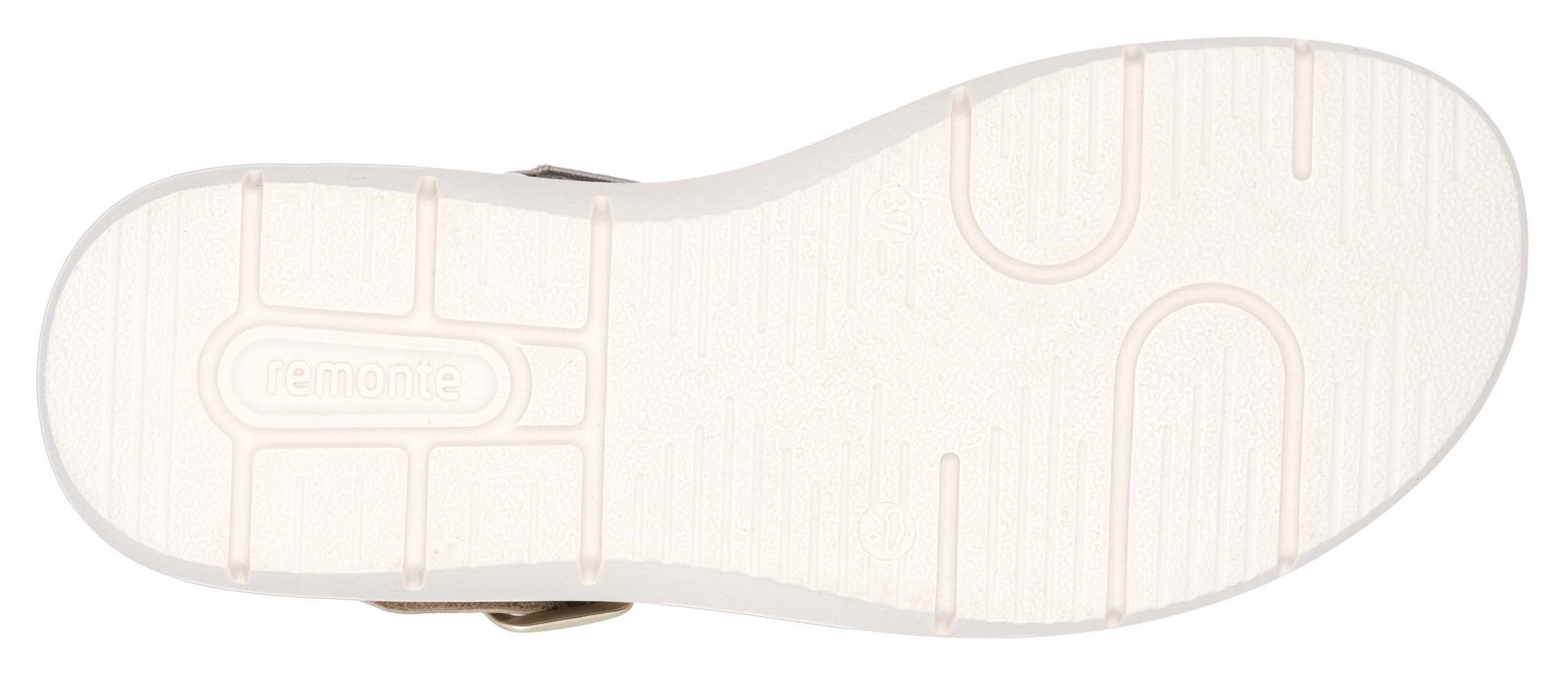 Remonte Sandalen Elisabeth Hurley-Collection , sleehak, zomerschoen, sandaal met kruisbandage