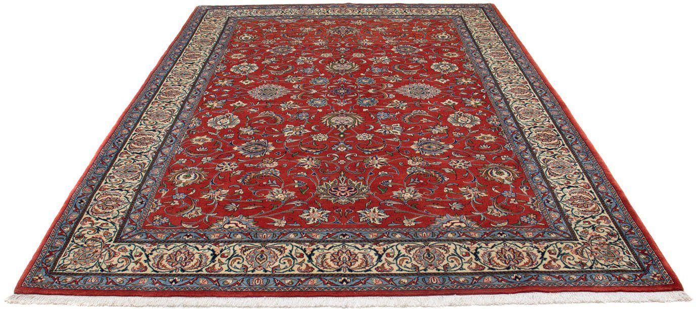 morgenland Wollen kleed Golpayegan bloemmotief rosso 315 x 220 cm Uniek exemplaar met certificaat