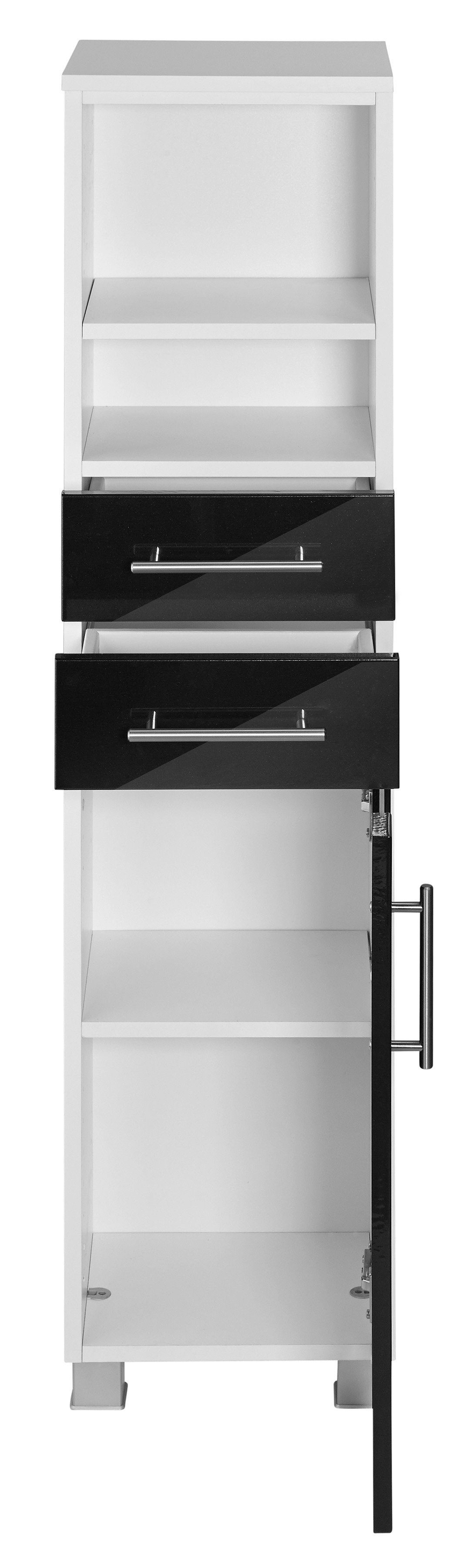 welltime Halfhoge kast Jaca Breedte 30 cm, met MDF-hoogglansfronten