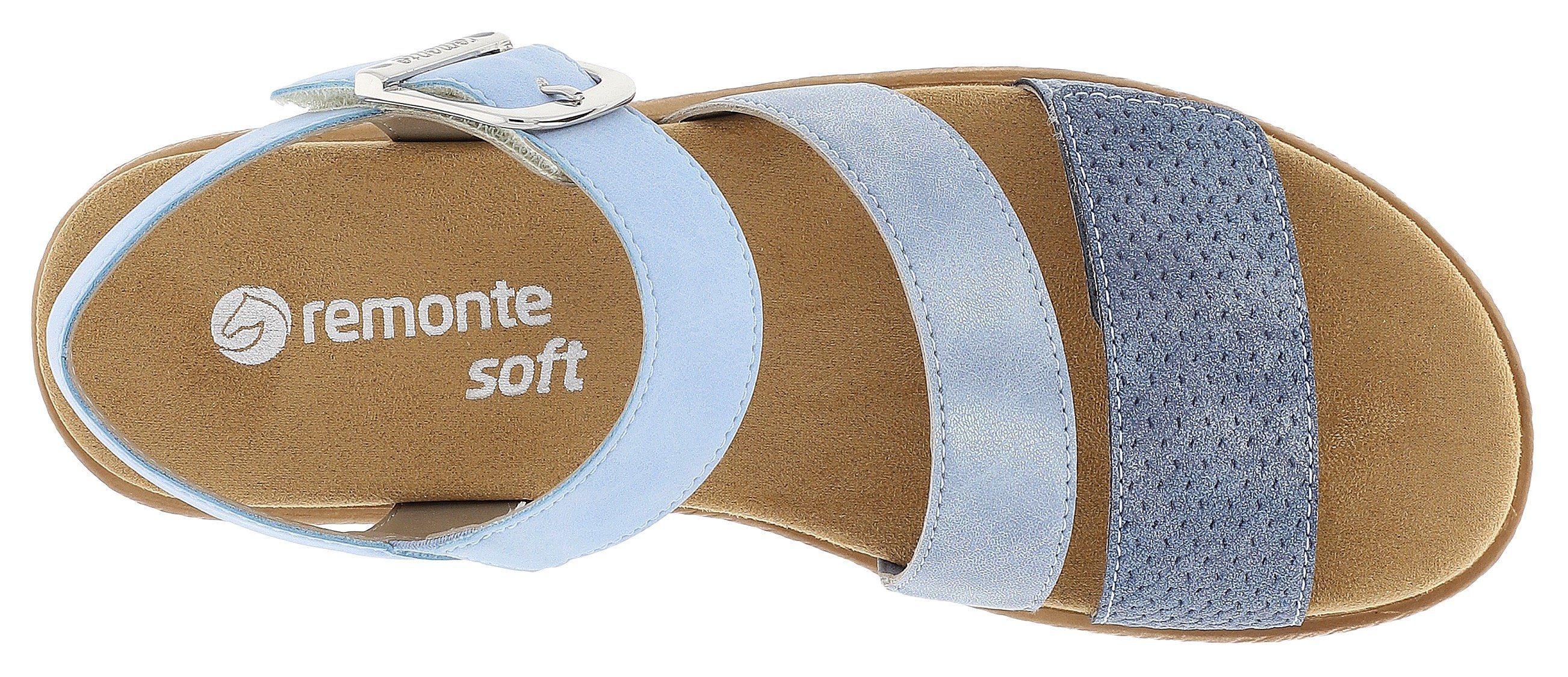 Remonte Sleehaksandaaltjes , sleehak, zomerschoenen, sandalen in vegan verwerking