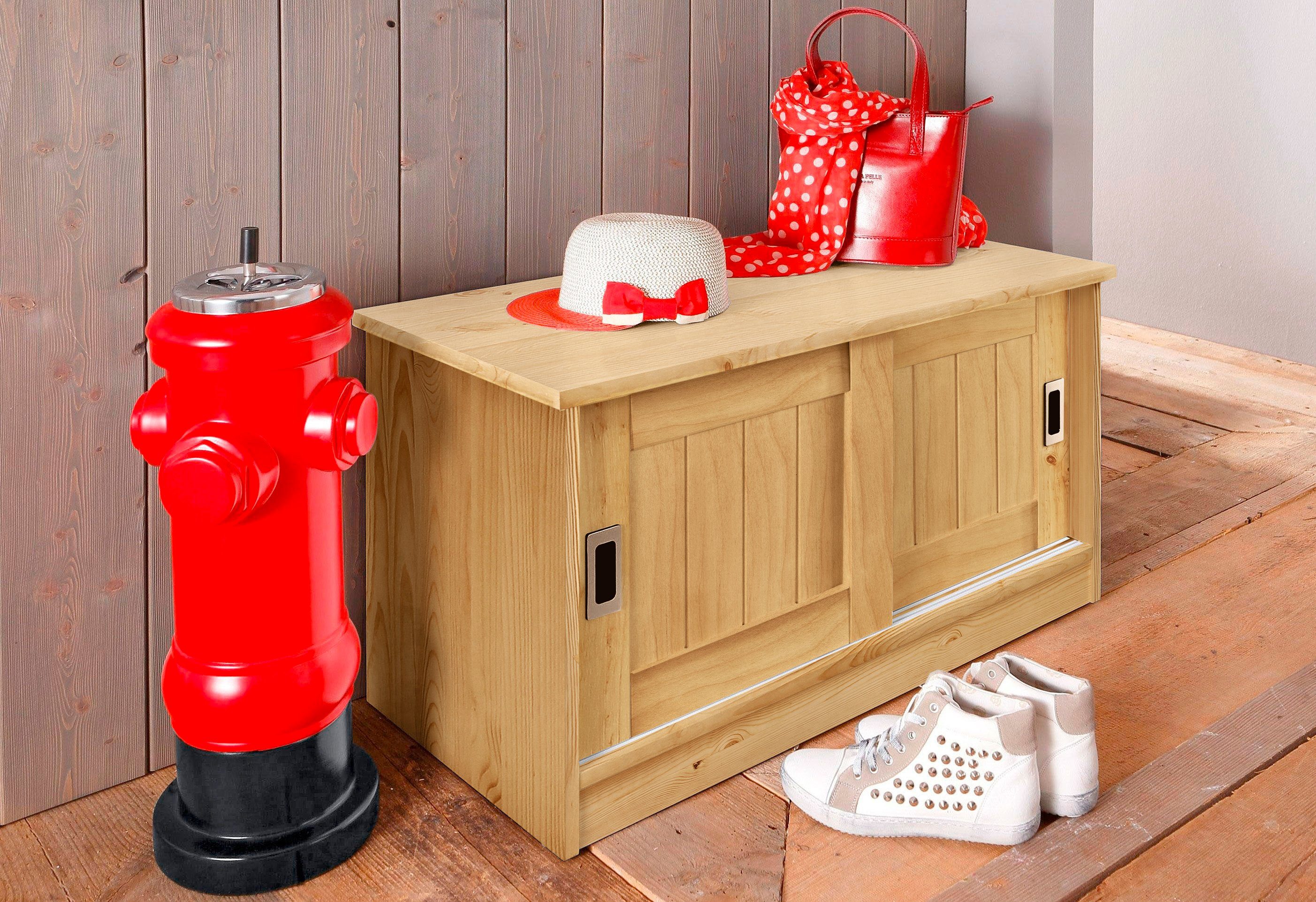 Home affaire Zitbank Nekso Breedte 83 cm, van mdf of massief hout, FSC®-gecertificeerd