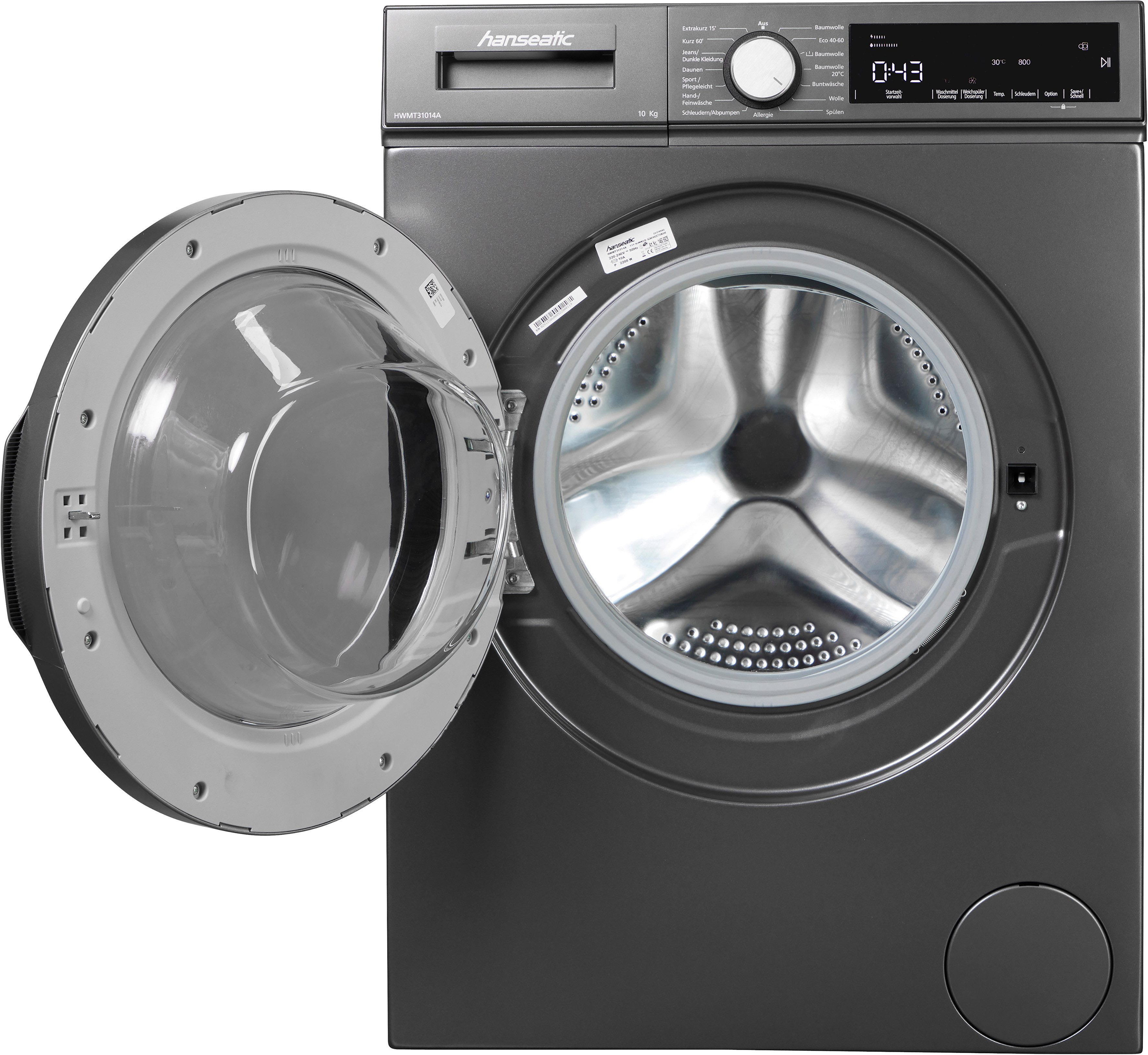 Hanseatic Wasmachine HWMT31014A, 10 kg
