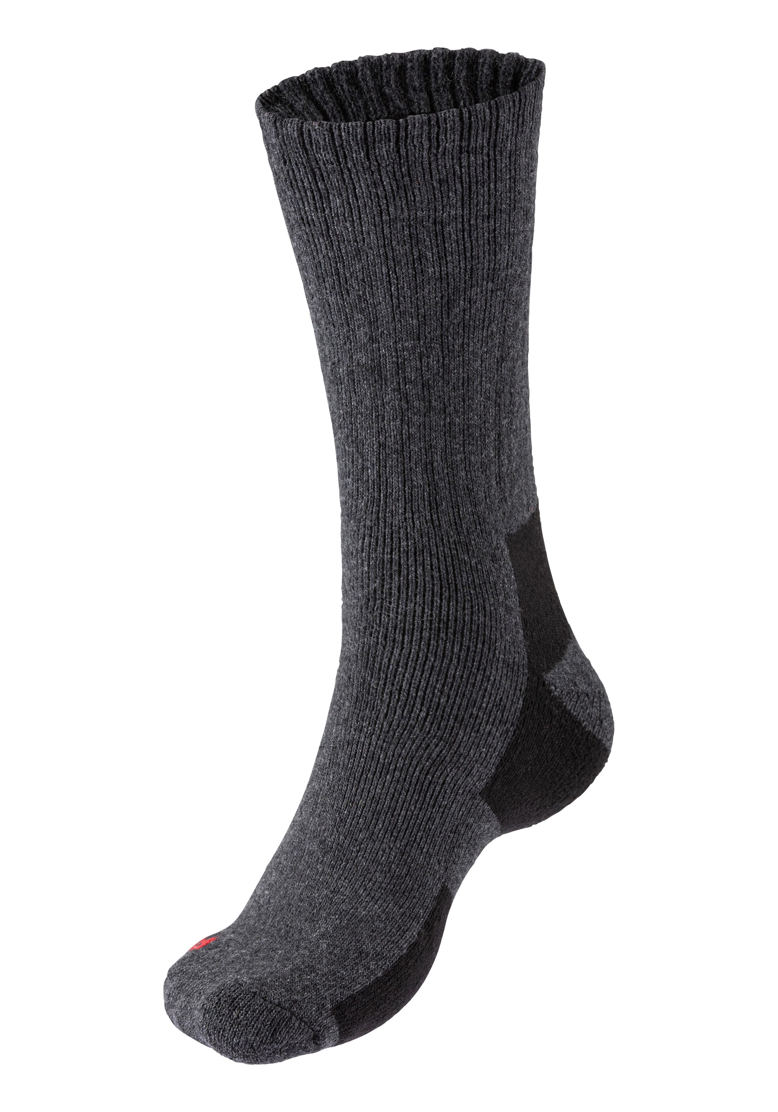 Apollo Basic sokken THERMAL/TRACKING SOCKS Unisex met verwarmende merinowol (2 paar, Set van 3)