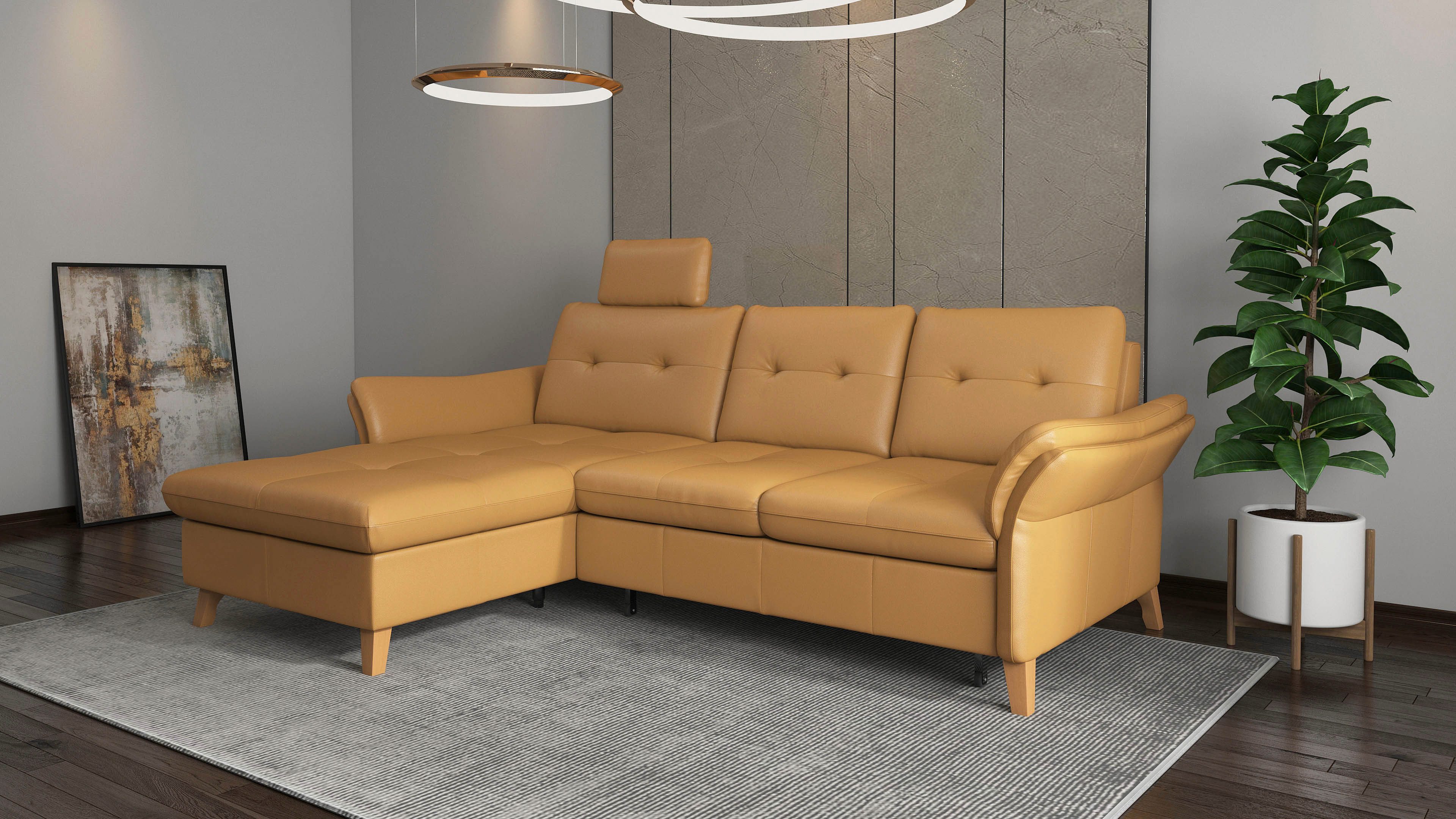 sit&more Hoekbank Göteborg Zitdiepteverstelling en binnenvering, naar keuze met slaapfunctie