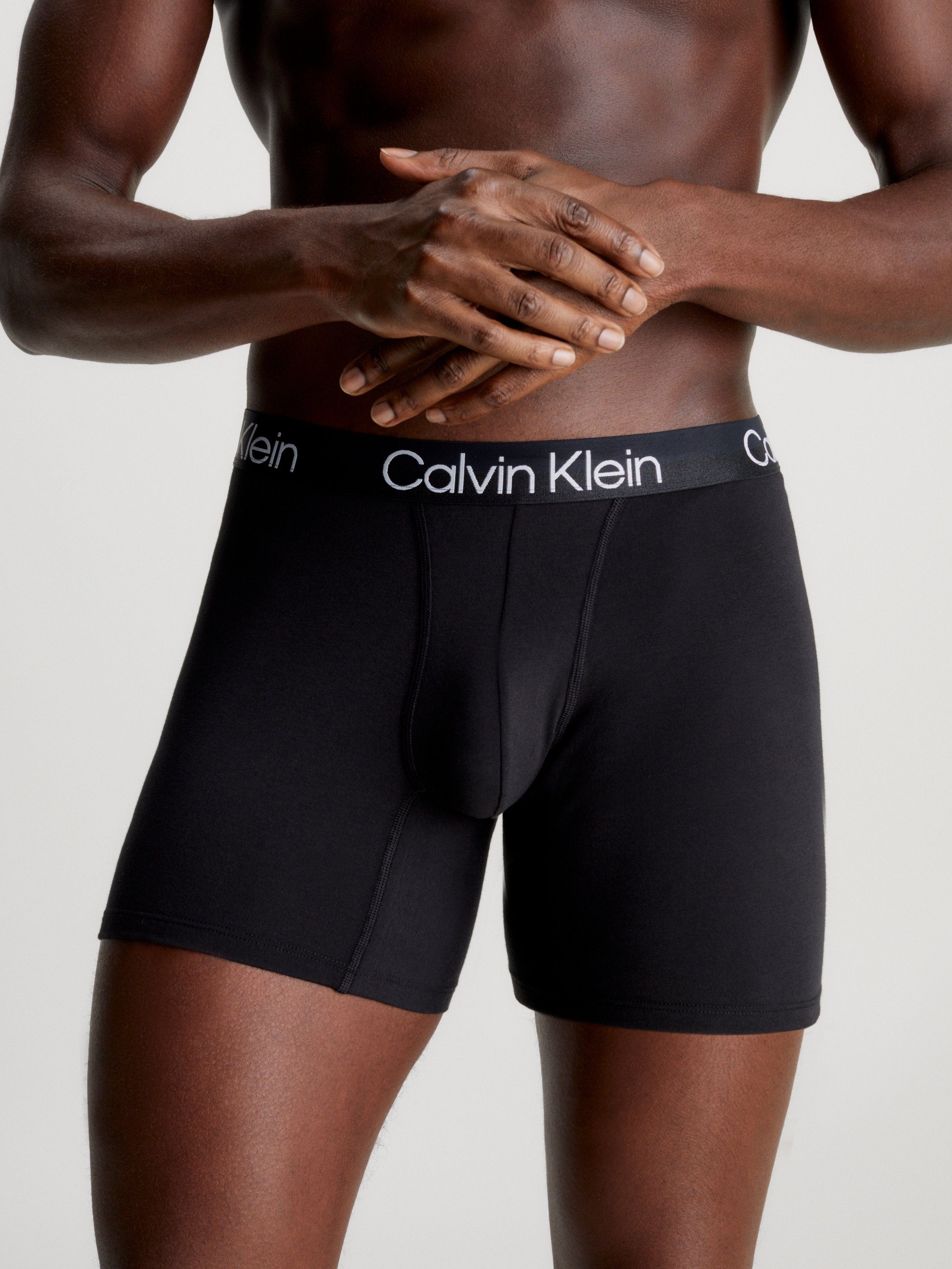 Calvin Klein Boxershort met langere pijpen (set, 3 stuks)