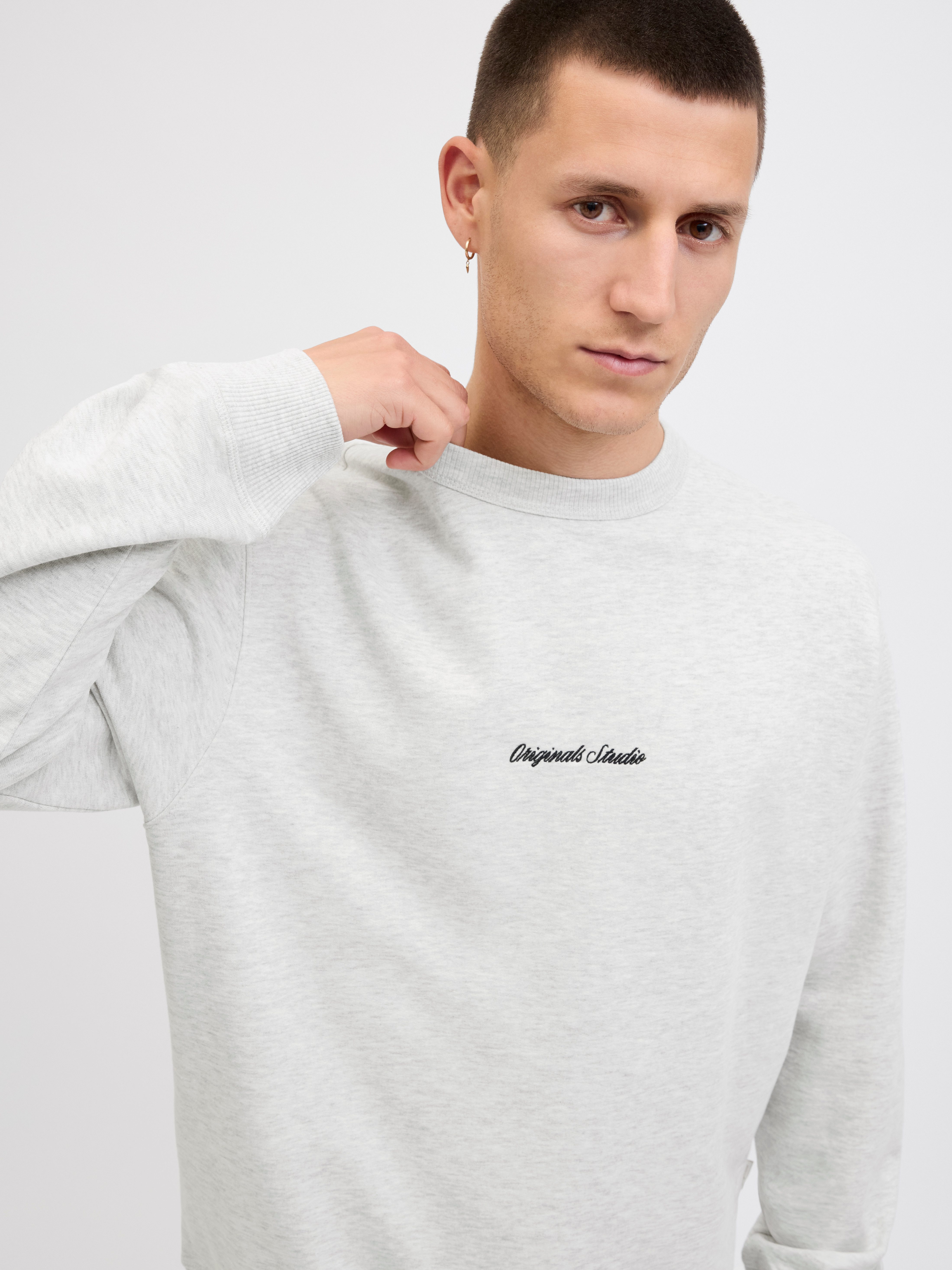 Jack & Jones Sweatshirt JORNORREBRO EMB SWEAT CREW NOOS