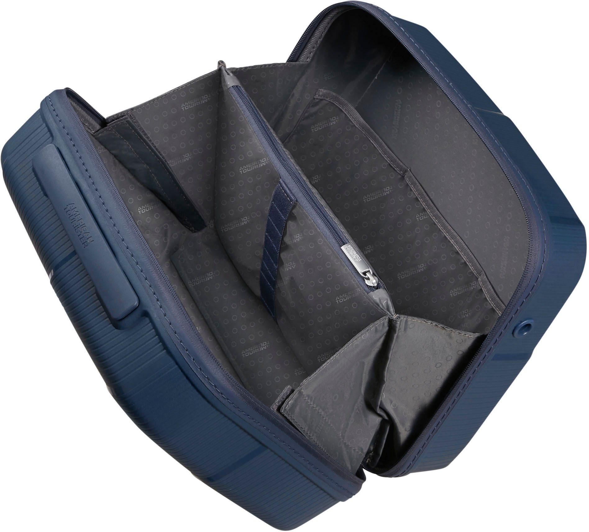 American Tourister® Beautycase STARVIBE Beauty Case, navy, 29 cm Handbagage tas reisbagage met trolley bevestigingssysteem