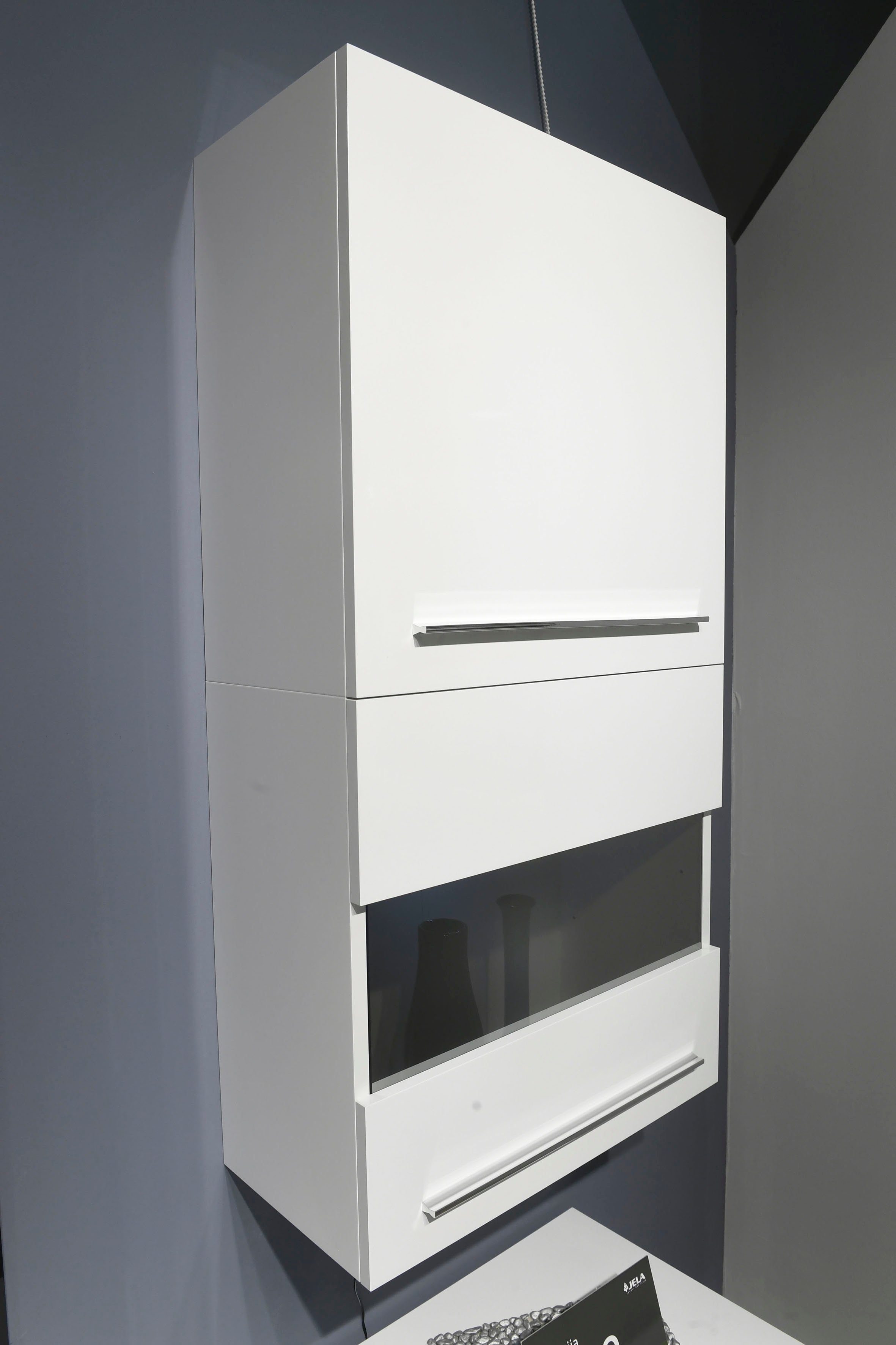 Places of Style Hangende vitrinekast Piano met en zonder glaselement, uv gelakt, soft-close, b/h:59,7/57,4 cm