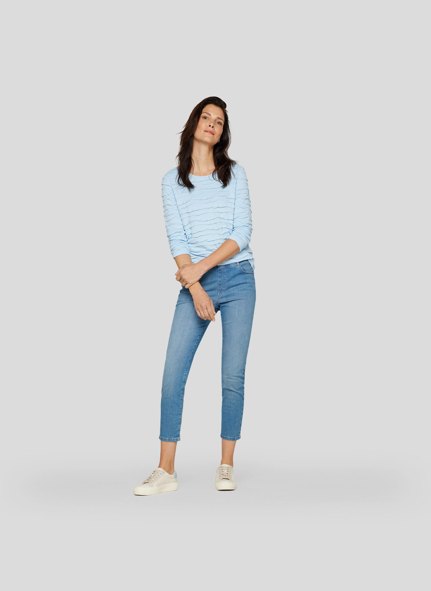 Rabe Shirt met lange mouwen met structuurpatroon
