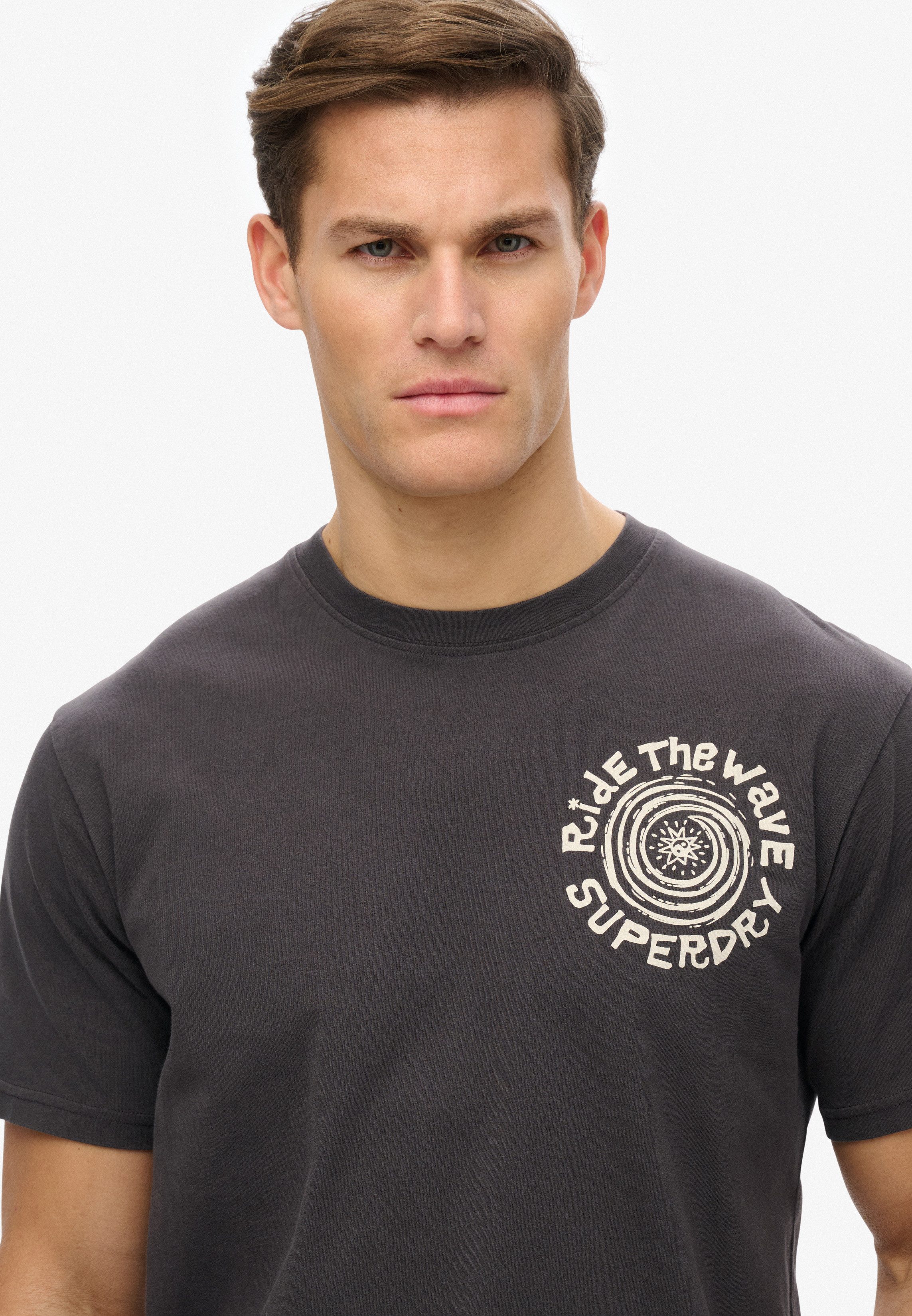 Superdry Shirt met ronde hals OUTDOOR NARRATIVE LOOSE TEE