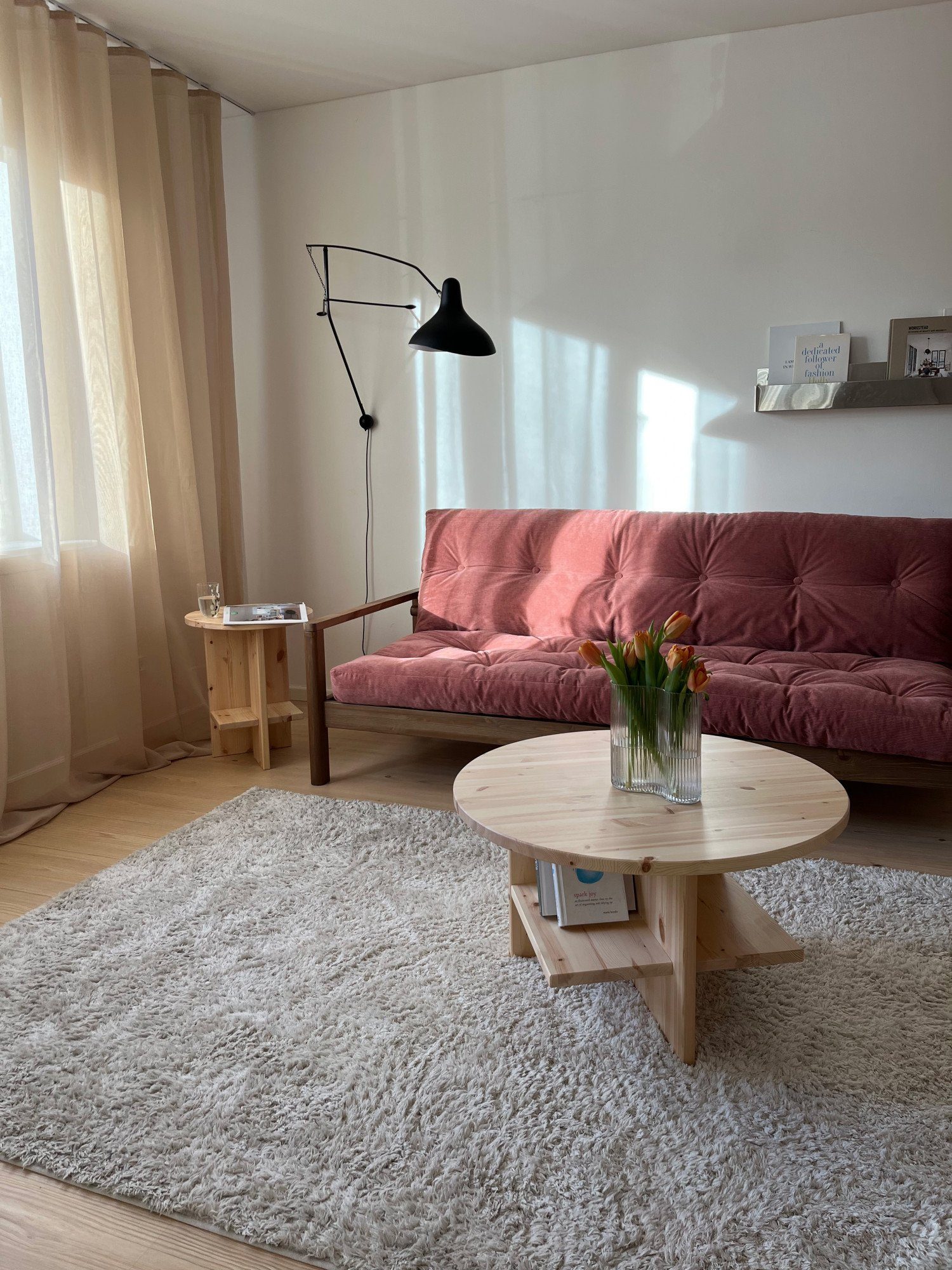 Karup Slaapbank Knob met futonmatras, verschillende kleuren, fsc®-gecertificeerd, dennenhout
