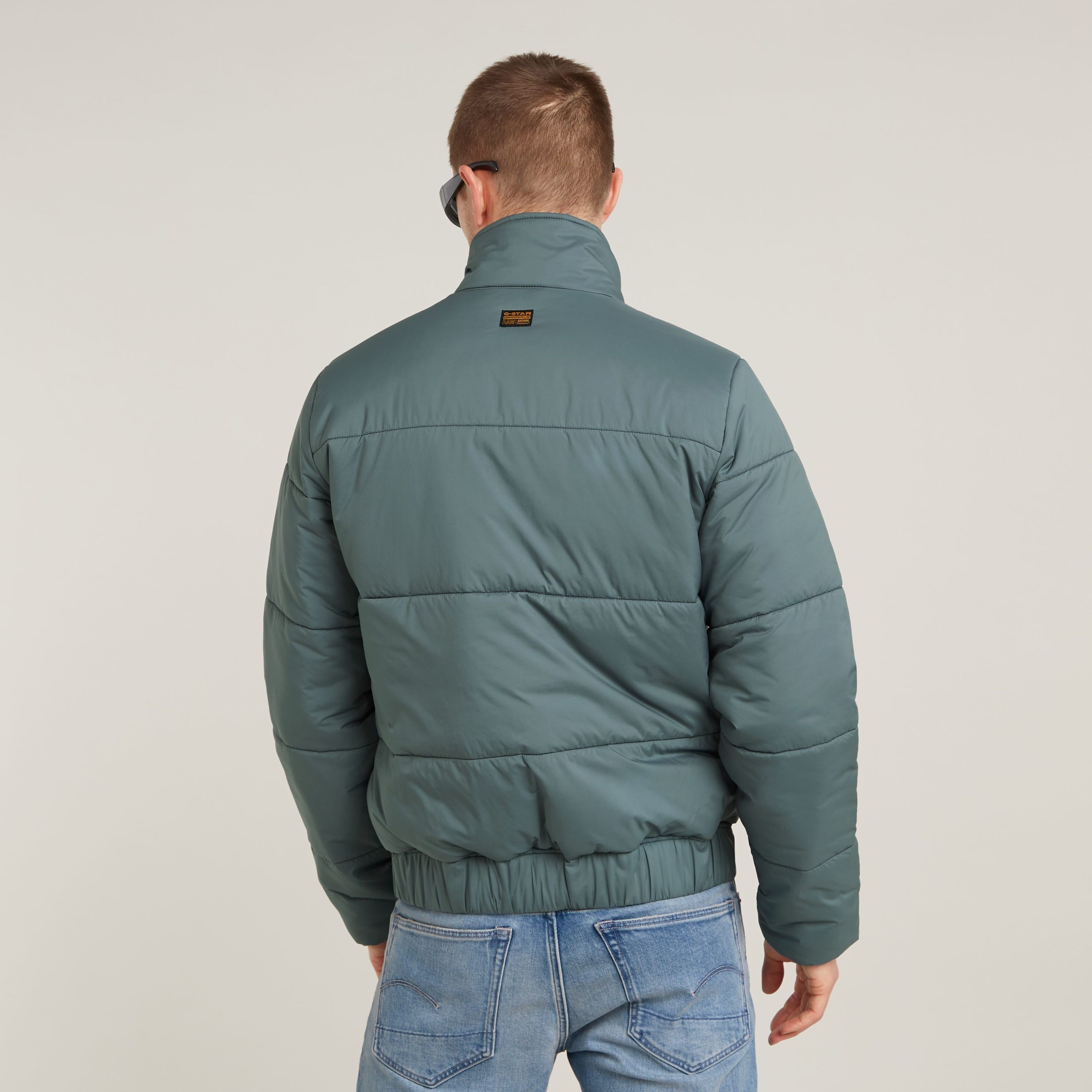 G-Star RAW Gewatteerde jas Padded Quilted met opstaande kraag