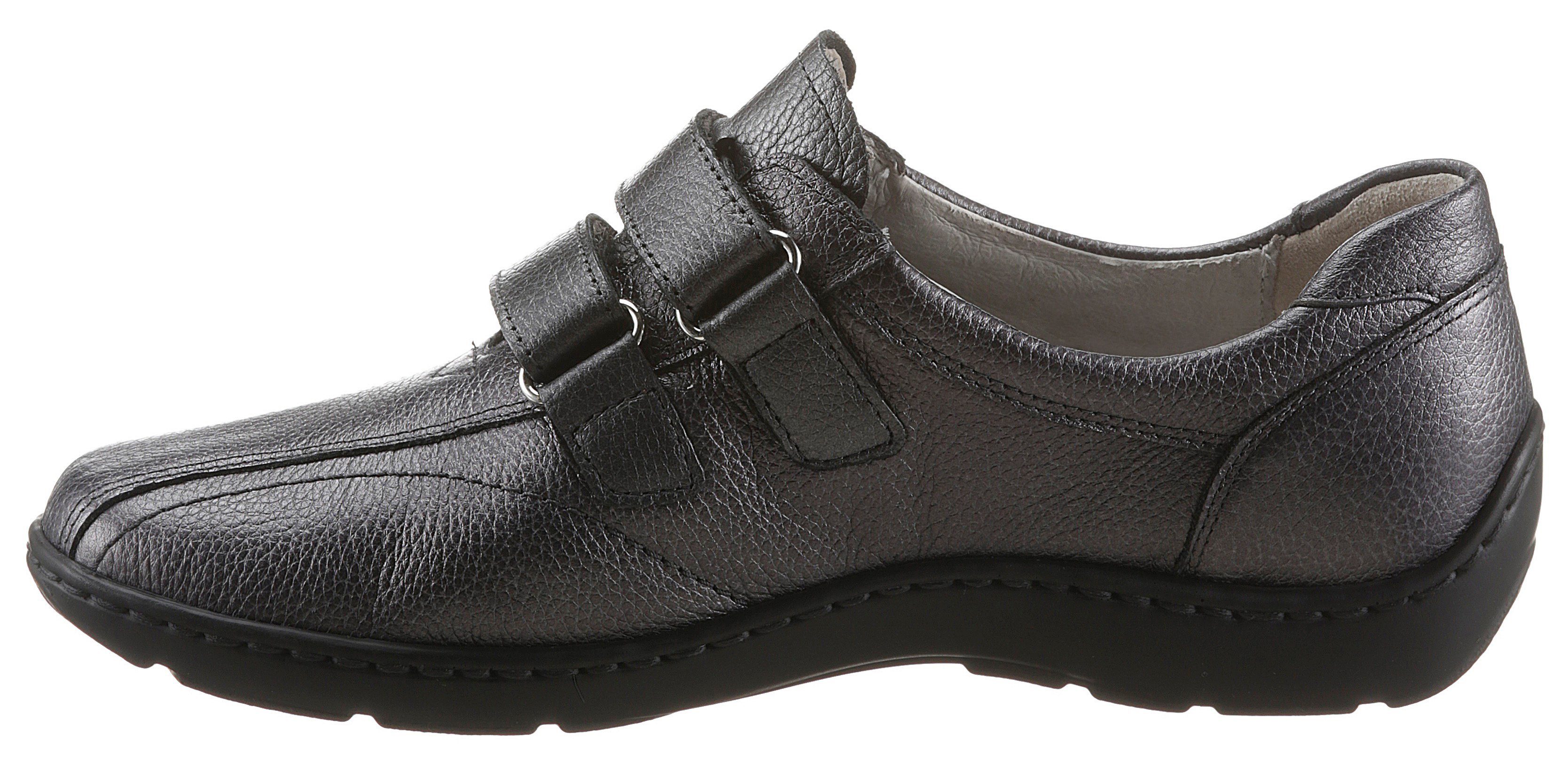 Waldläufer Klittenbandschoenen Henni Slipper, feestdagsschoen, comfortabele schoen met klittenband, H-breedte