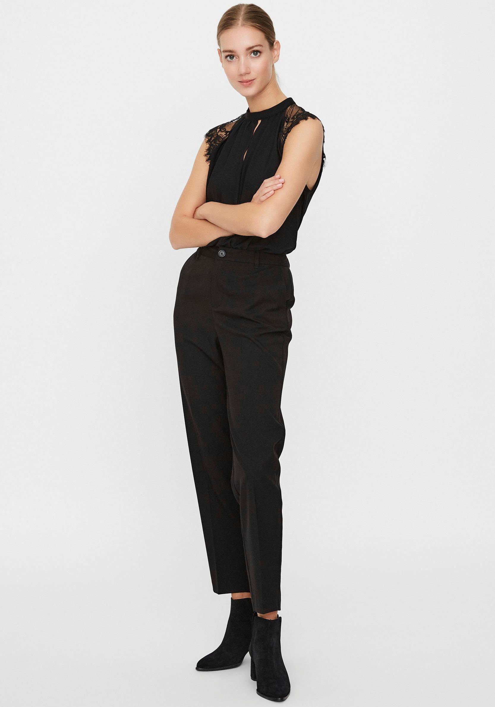 Vero Moda Kanten top VMMILLA SL LACE TEE