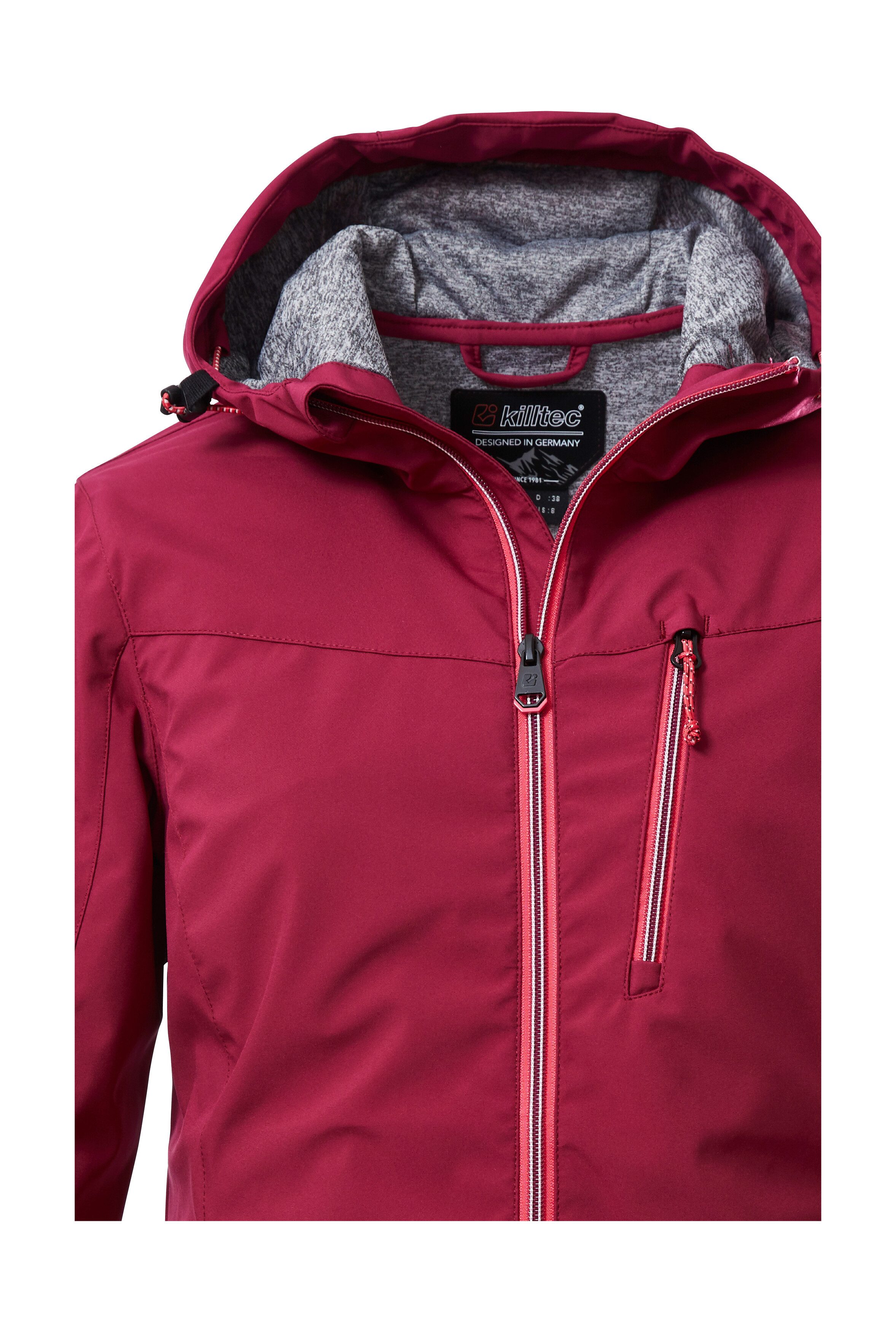 Killtec Softshell-jack KOS 89 WMN SFTSHLL JCKT Dames softshelljack: wind- en waterdicht, ademend
