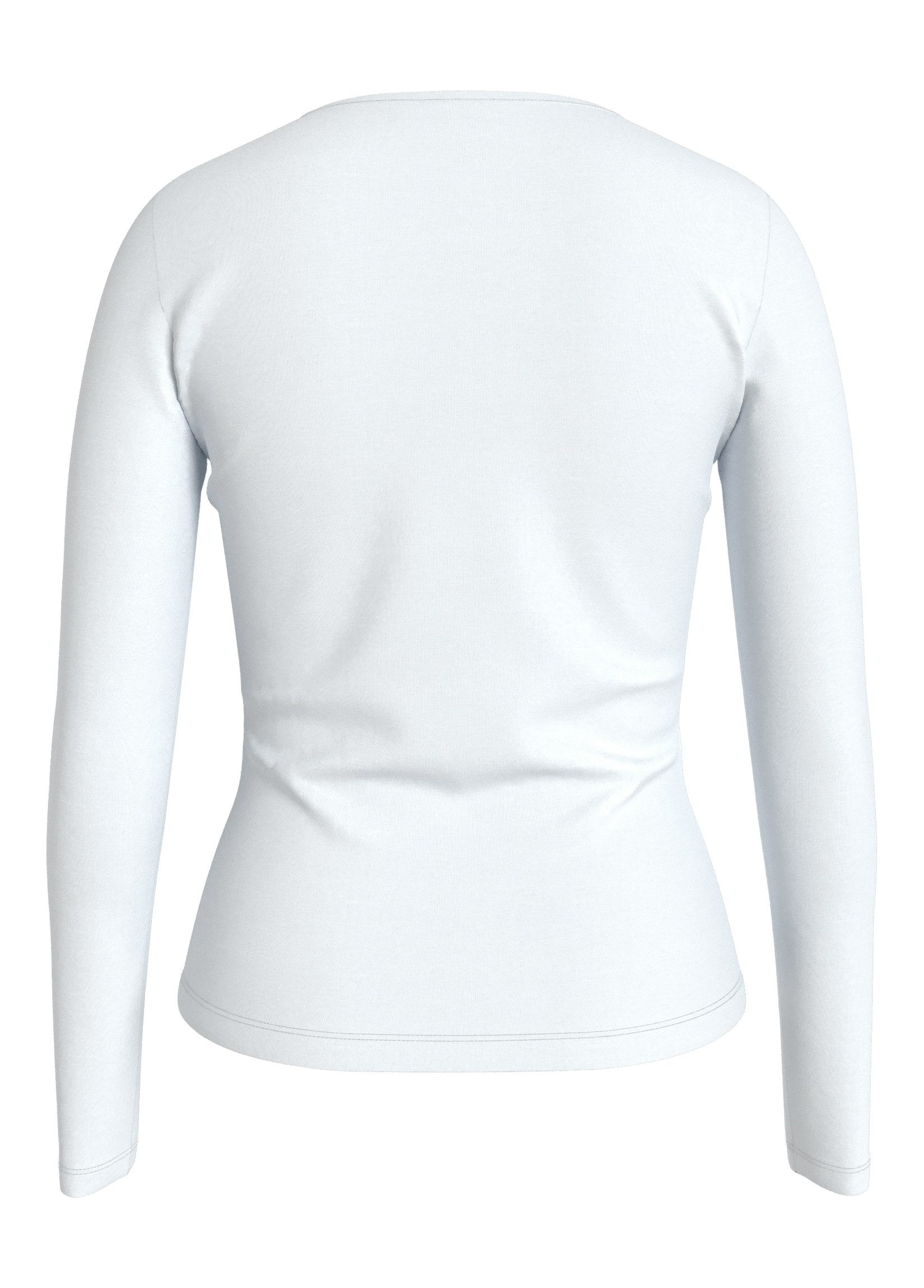 Vila Shirt met lange mouwen VINORA L S O-NECK TOP NOOS
