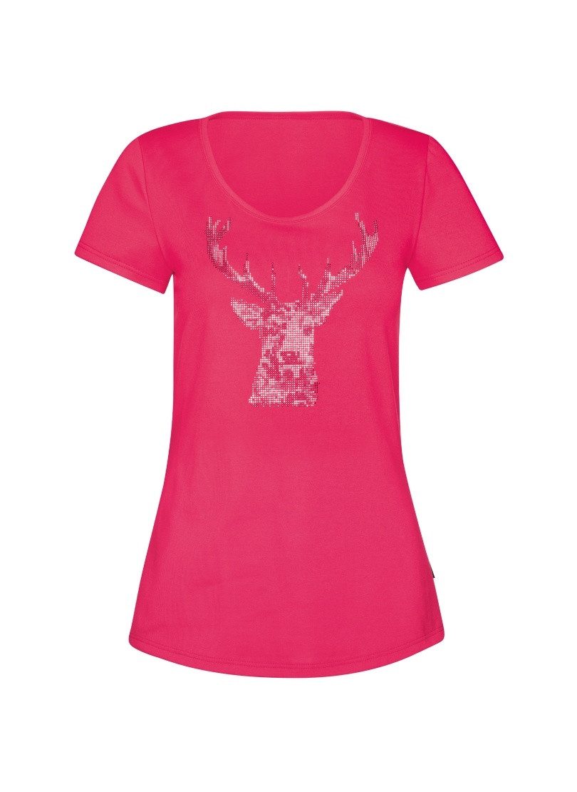 Trigema T-shirt TRIGEMA T-shirt glitteredelhert (1-delig)