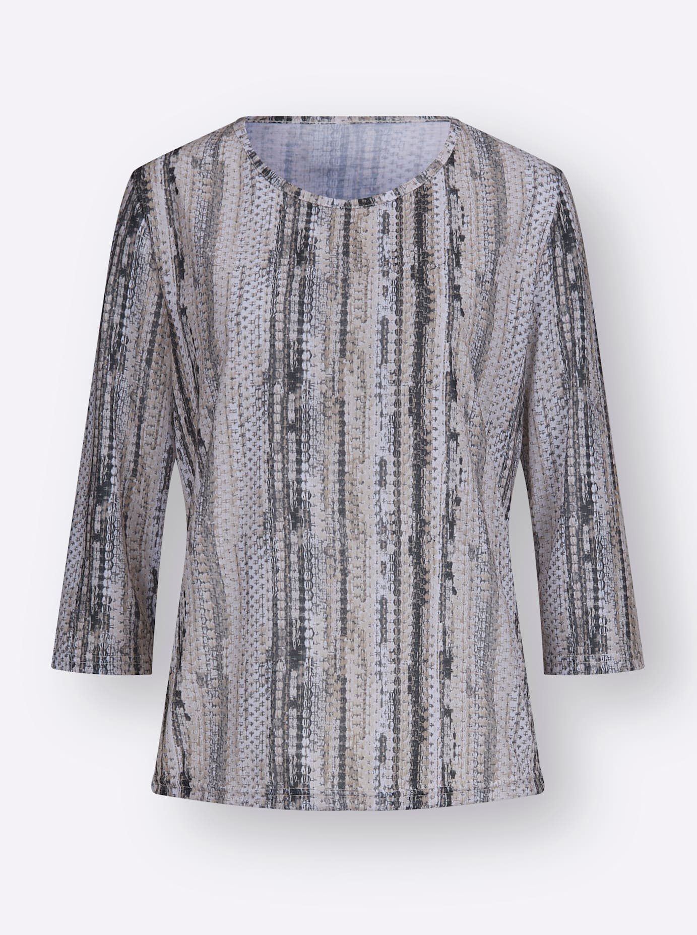Classic Basics Shirt met 3/4-mouwen (1-delig)