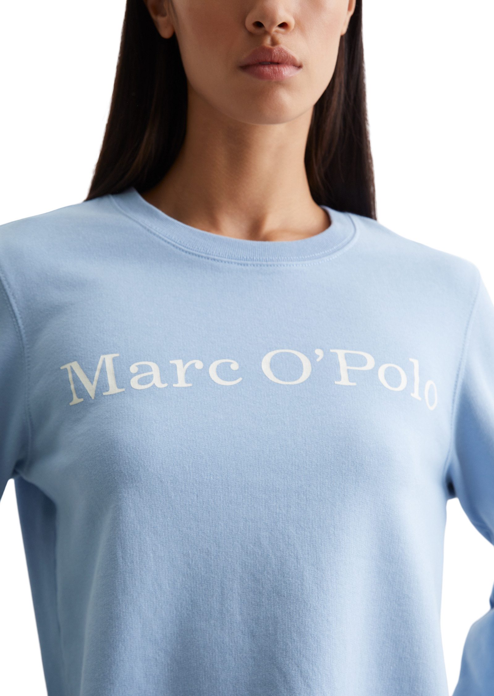 Marc O'Polo Sweatshirt met contrast-borduursel op de borst