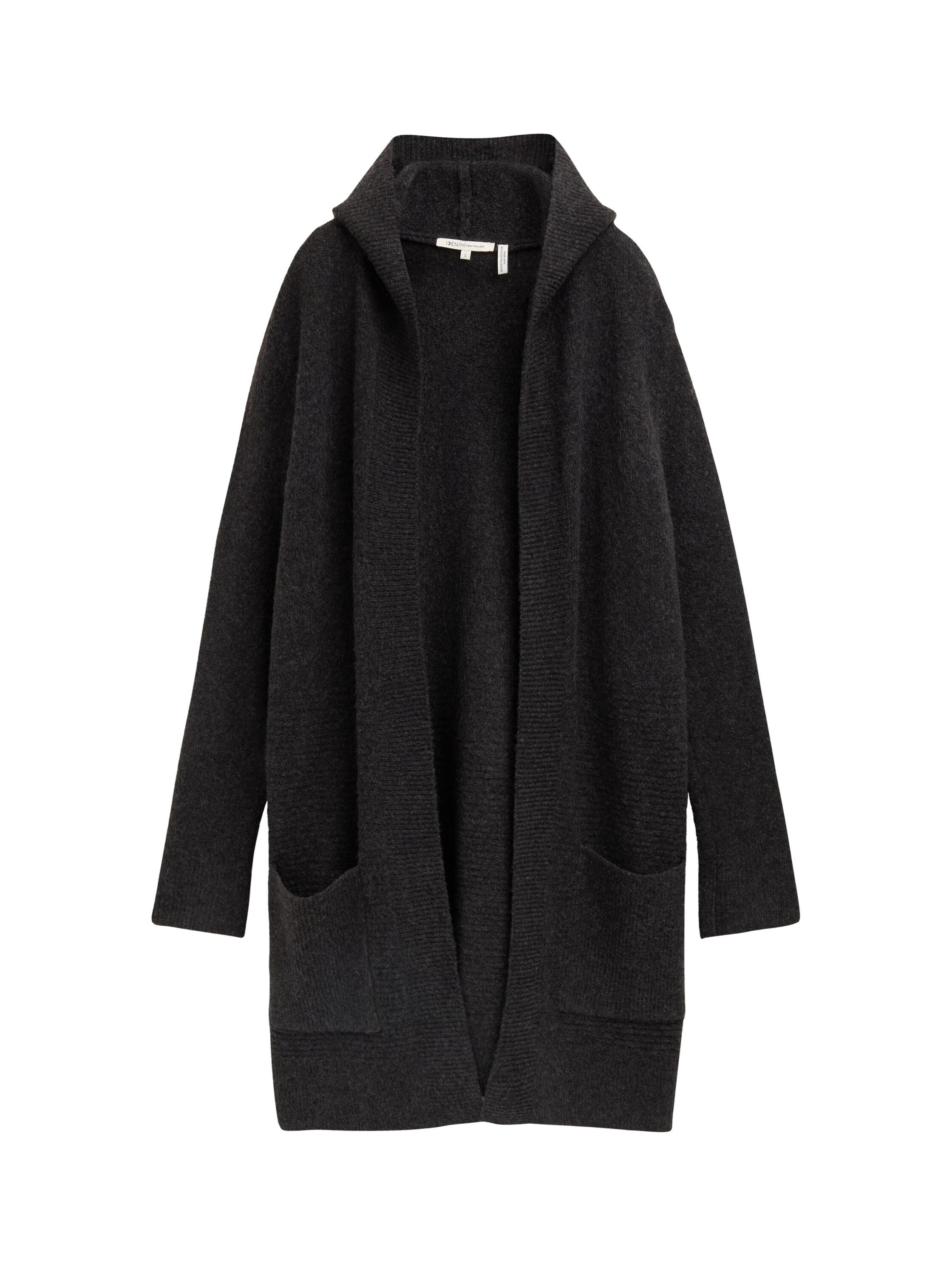 Tom Tailor Denim Cardigan met een capuchon