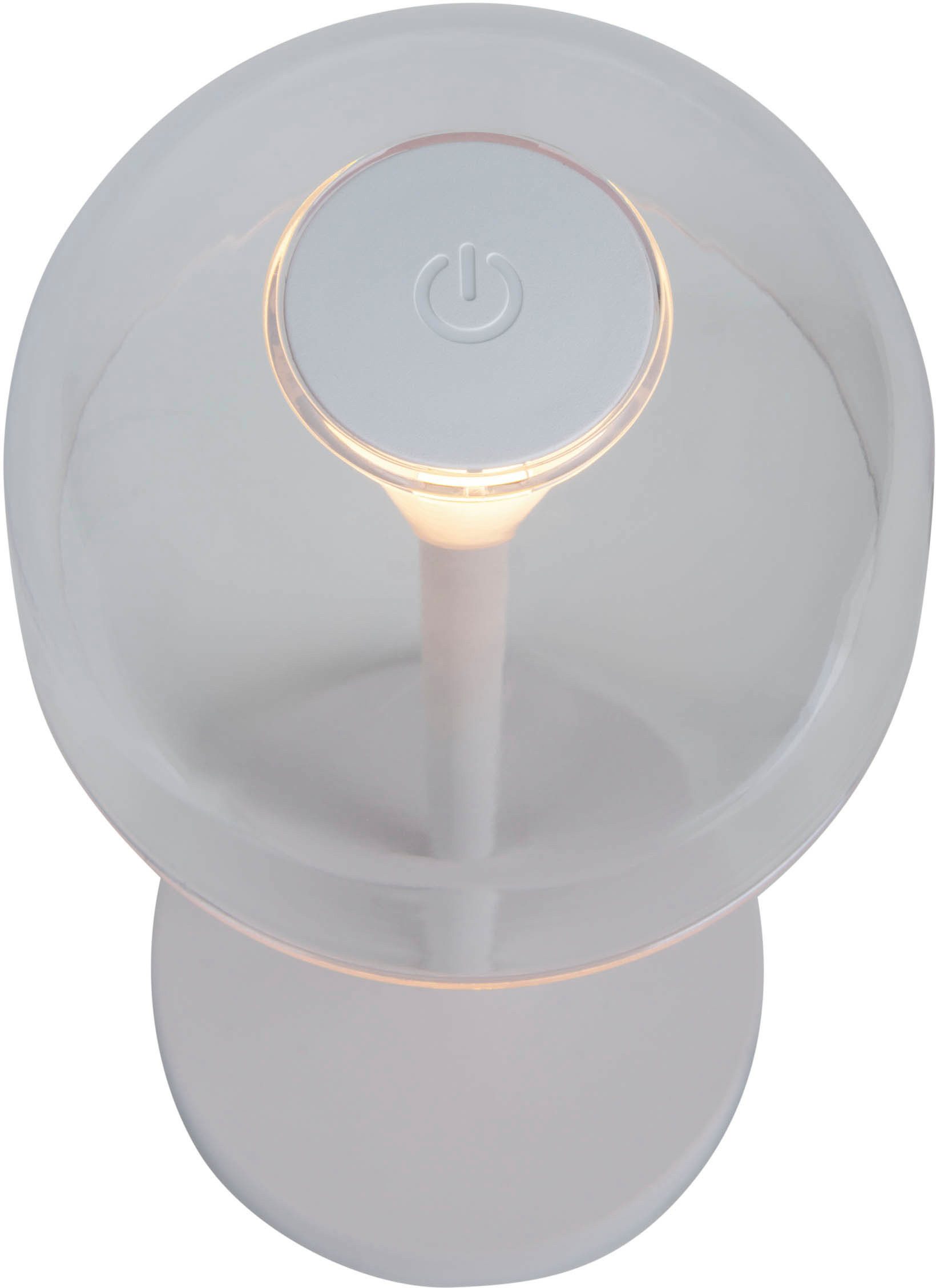 näve Led-tafellamp Gomba 18,5 cm 2-delig set, oplaadbaar, usb-kabel, geheugenfunctie, traploos dimbaar (2 stuks)