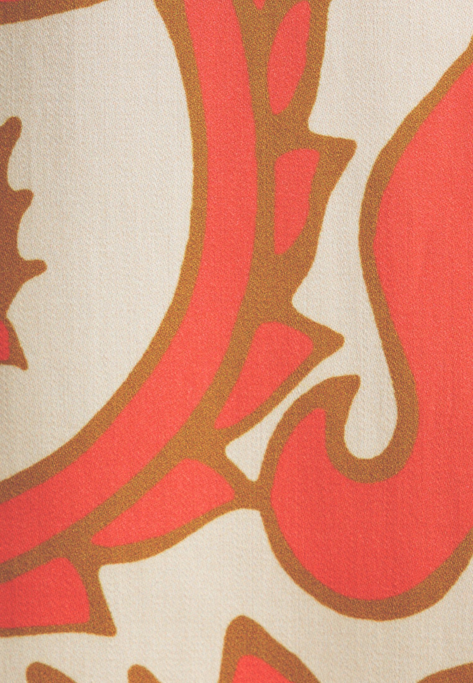 seidensticker Zomerjurk Zwarte roos 7/8-arm ronde hals paisleypatroon