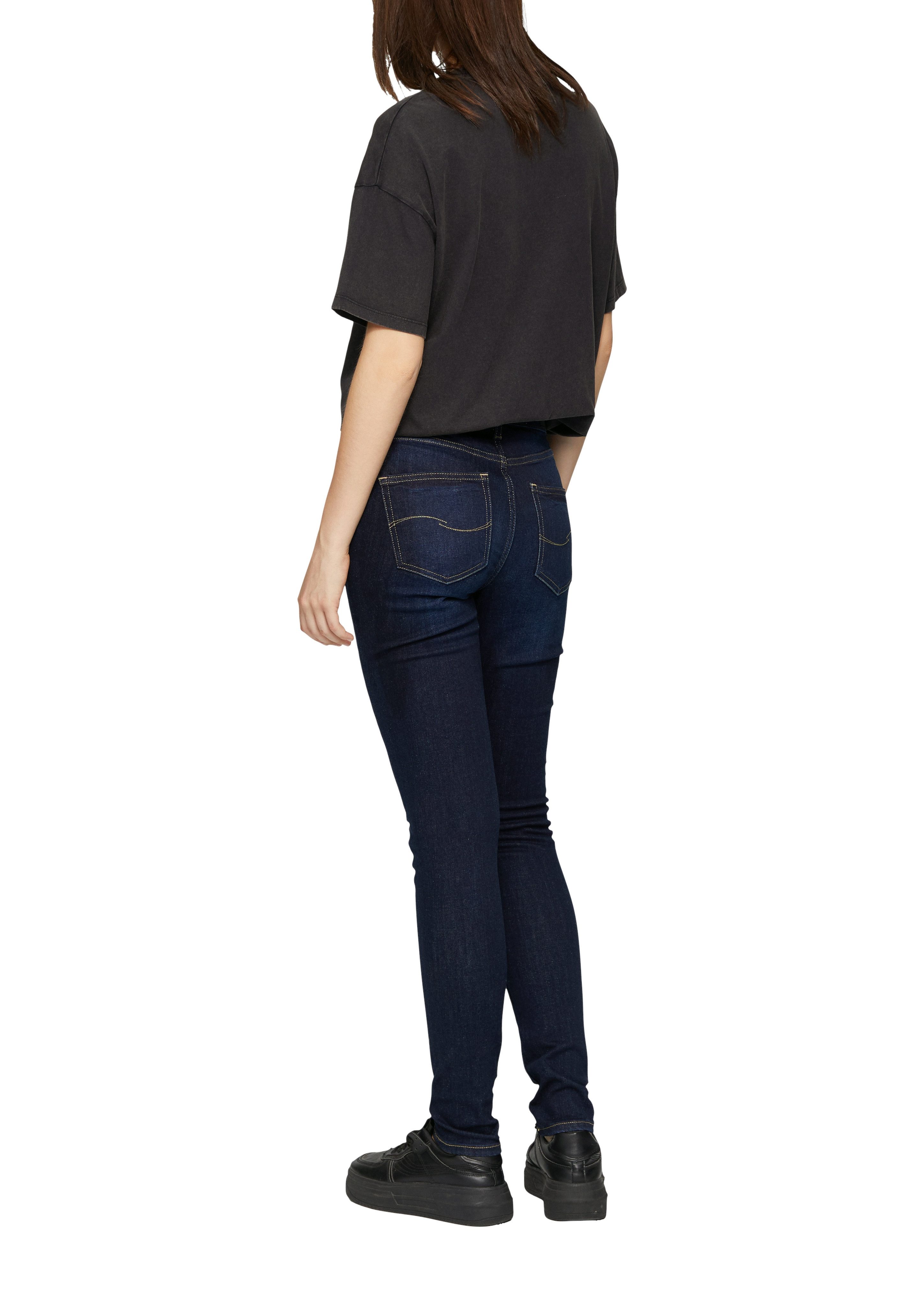 Q S designed by Skinny fit jeans Sadie met zakken