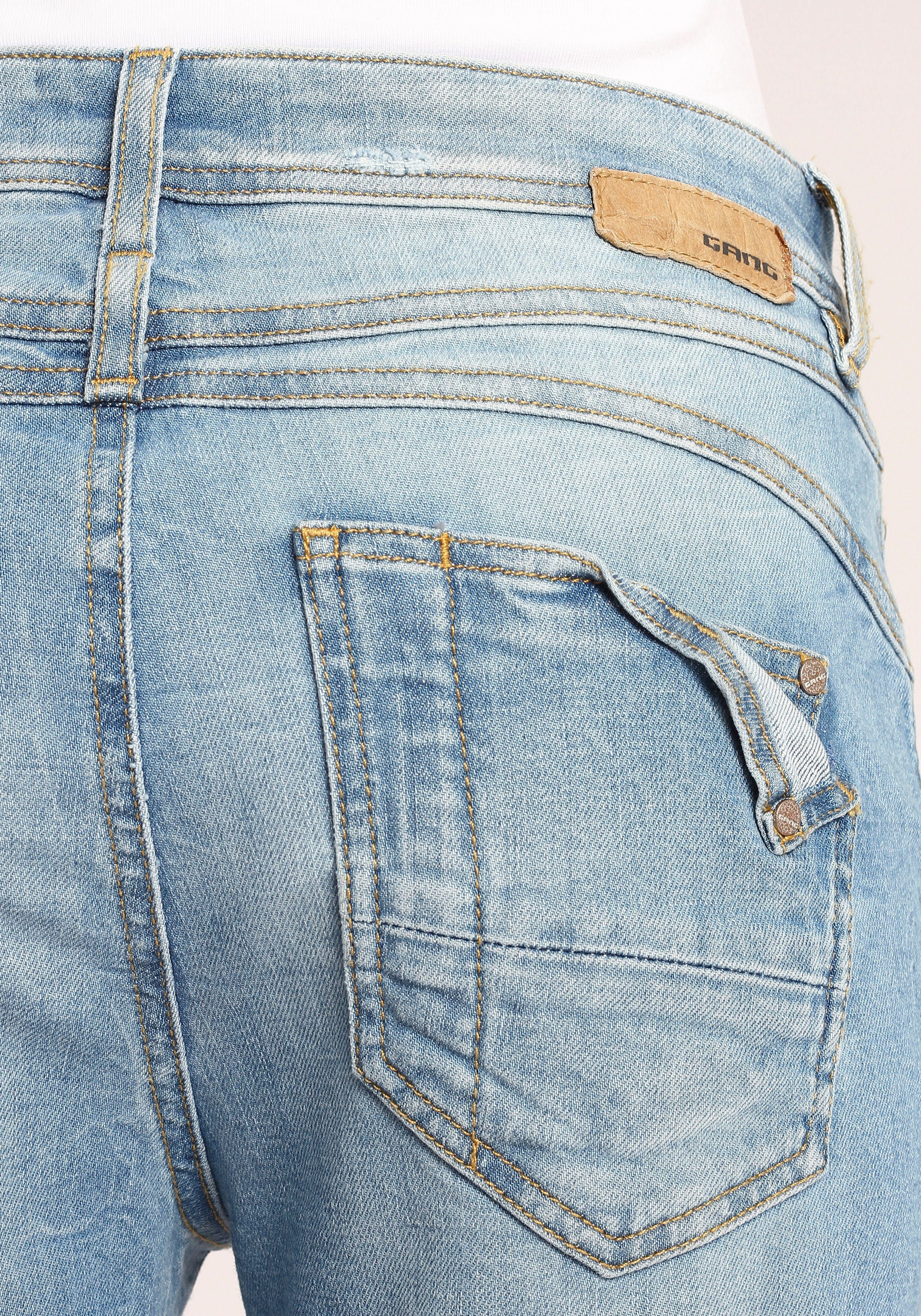 GANG Relax fit jeans 94AMELIE CROPPED met verkorte pijplengte