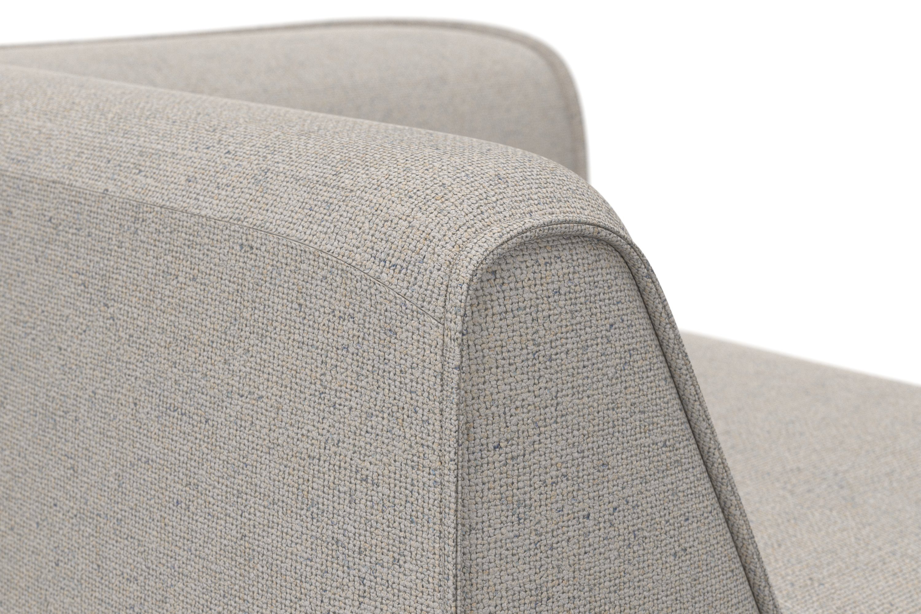 RAUM.ID Fauteuil Merid sofa-hoekelement, afmetingen B/D/H: 109/97/46 cm als module of apart te gebruiken, voor individuele samenstelling