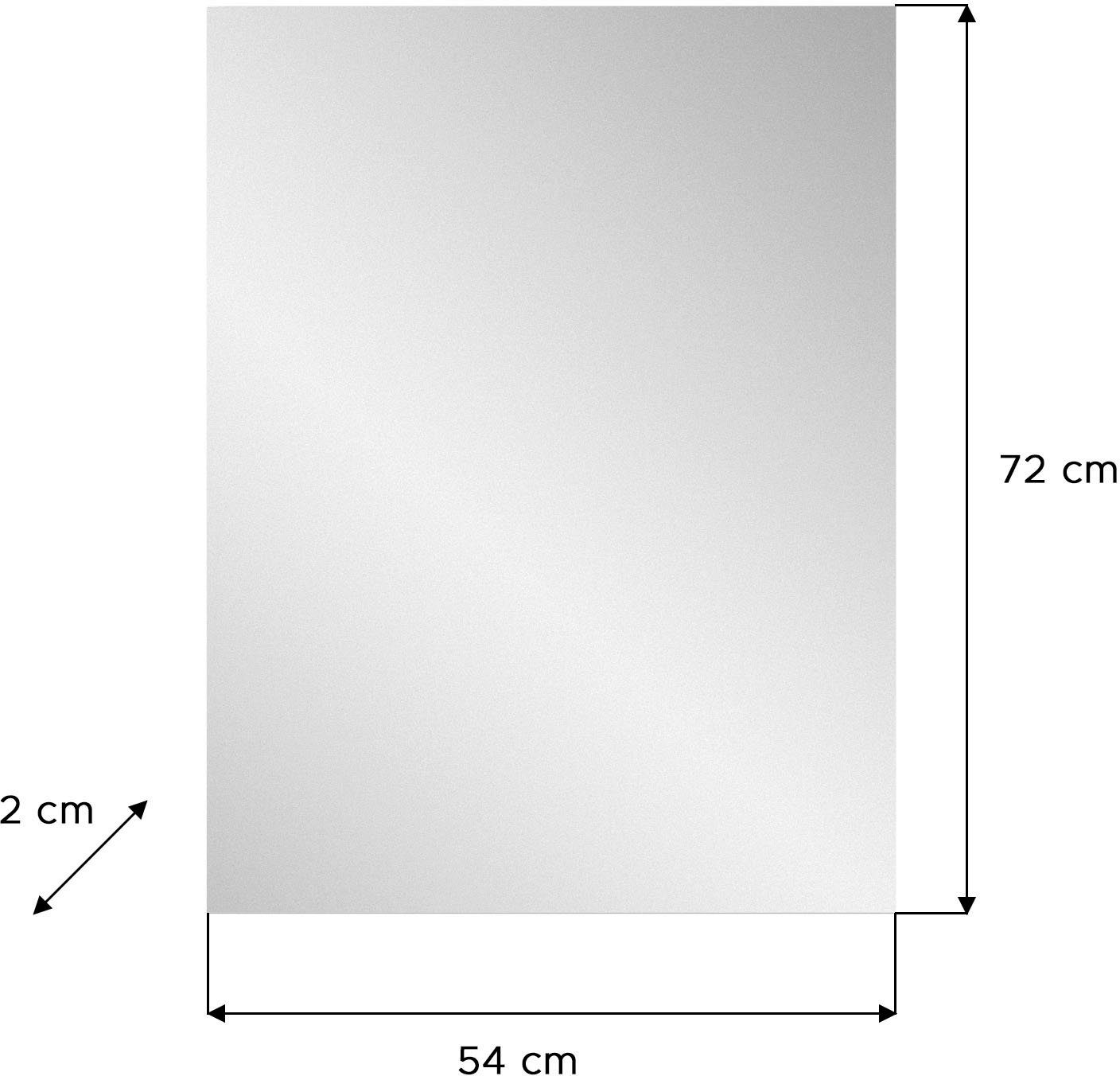 INOSIGN Halmeubelset Valge, Breedte 55 cm, 2-delig Set, bestaande uit: Schoenenkast en Spiegel (2-delig)