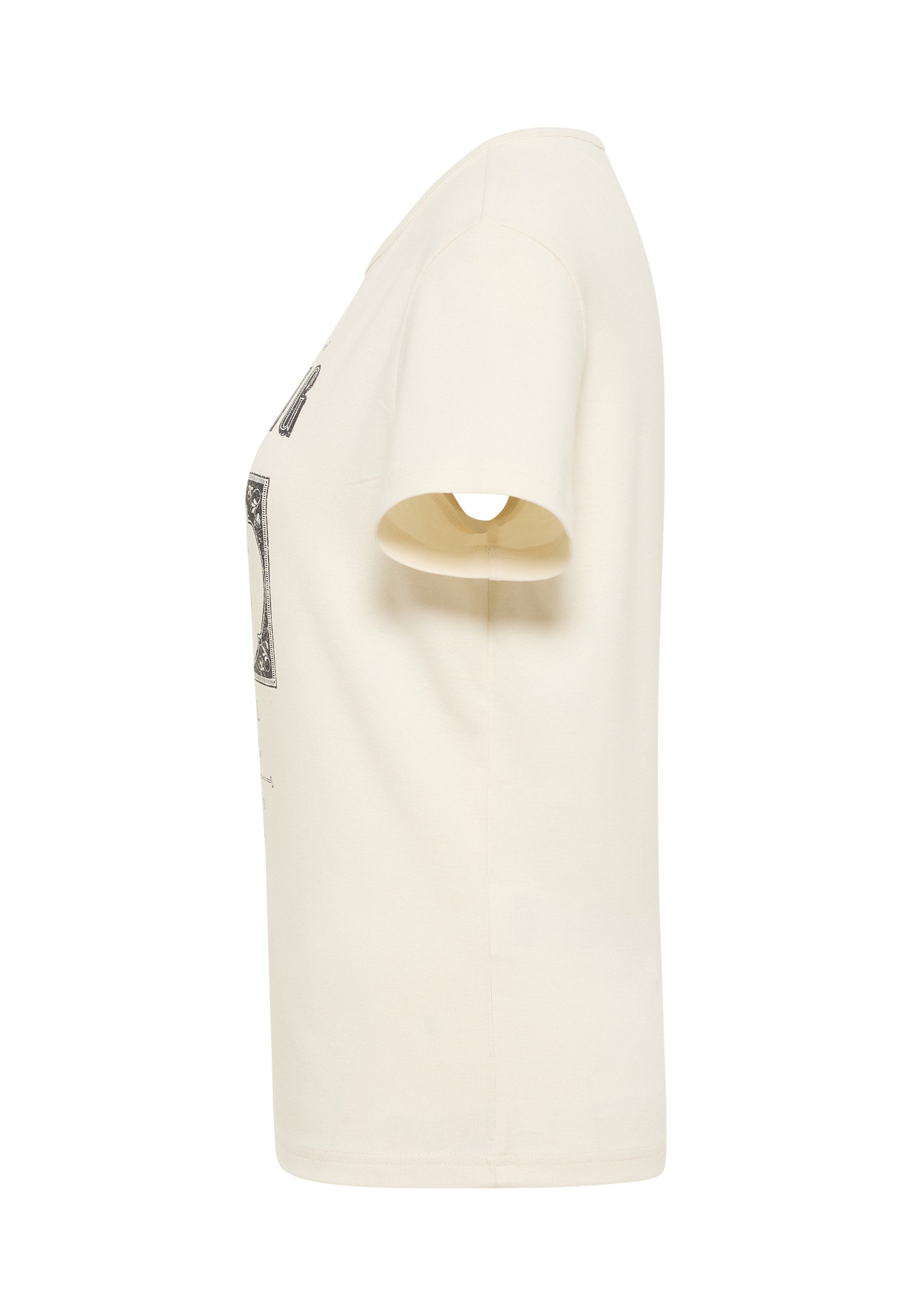 MUSTANG Shirt met korte mouwen Dames Stijl Rosewood