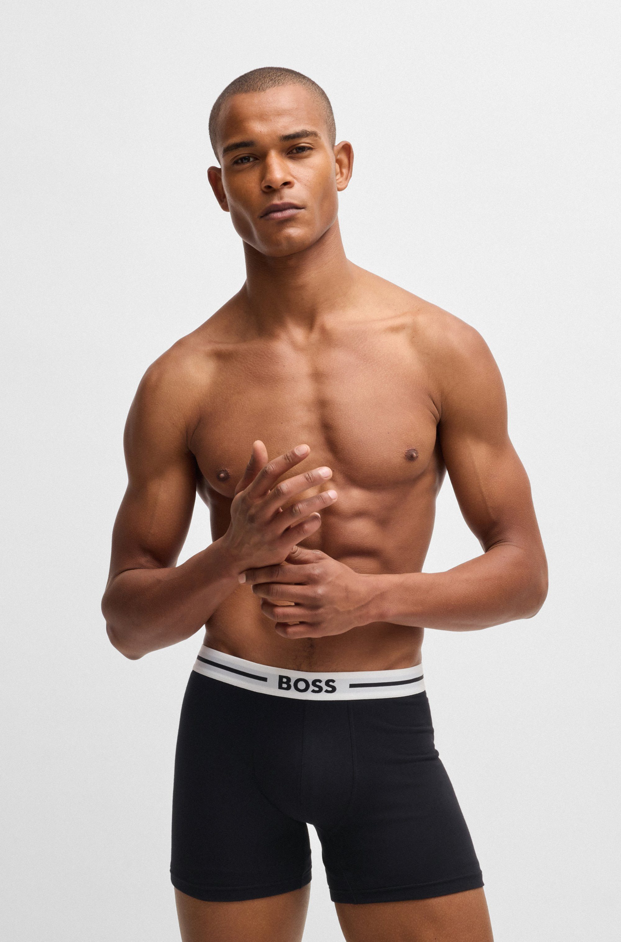 BOSS Boxershort BoxerBr 3P Bol (set, 3 stuks)