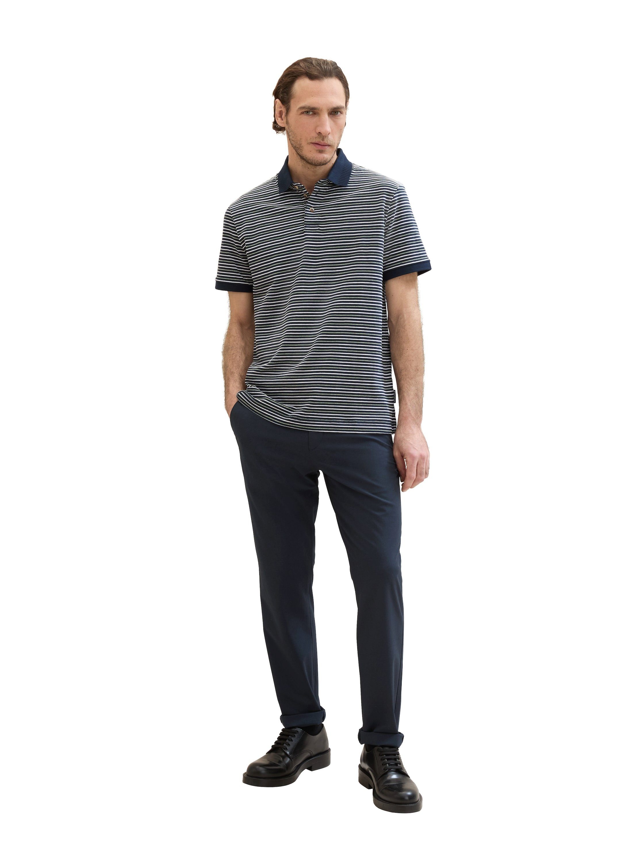 Tom Tailor Poloshirt in streep-look