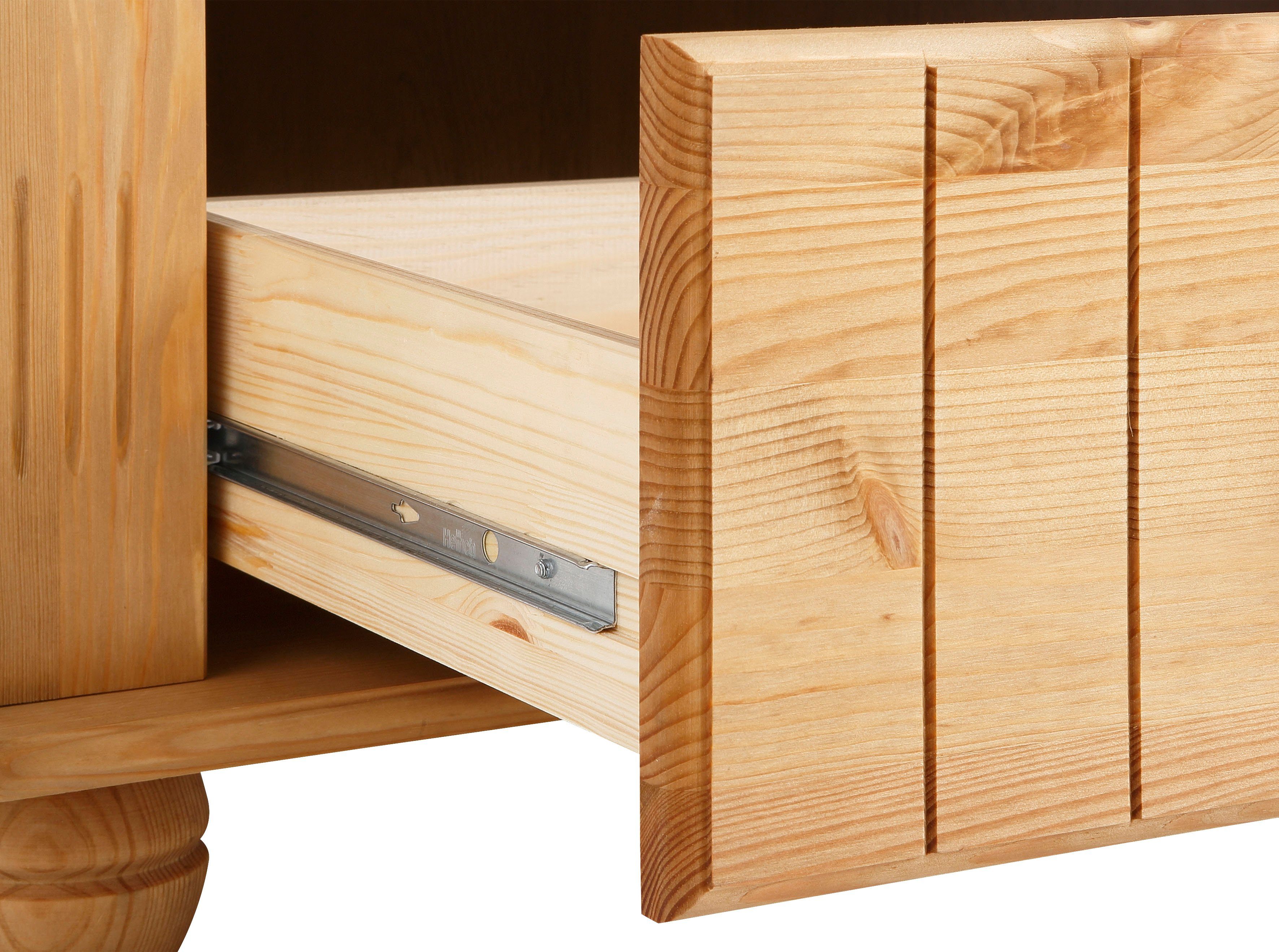 Home affaire Tv-meubel ADELE Breedte 120 cm, met lade, van massief grenen, FSC®