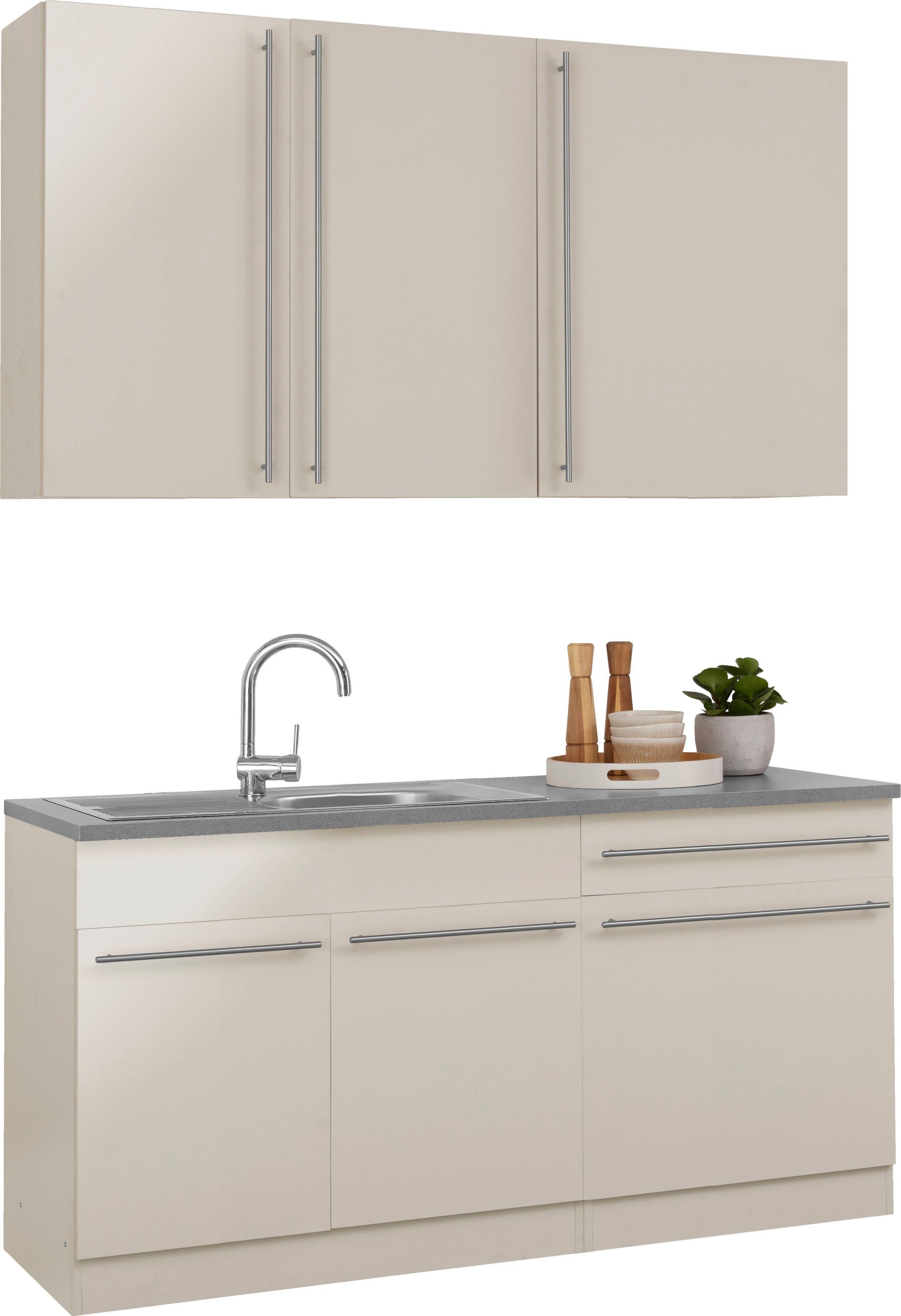 wiho Küchen Pantry keuken Chicago zonder elektrische apparaten, breedte 160 cm