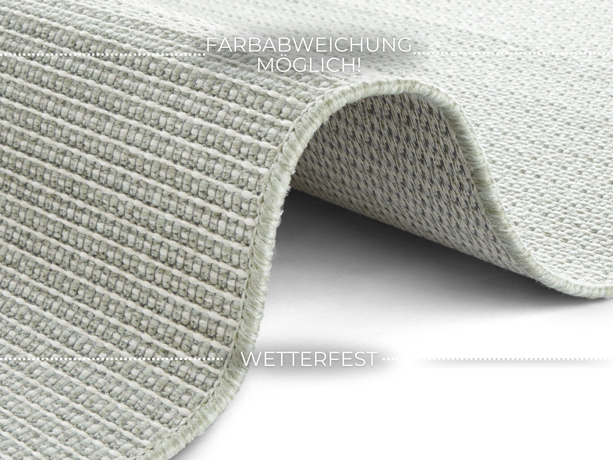 ELLE DECORATION Vloerkleed Millau Platweefsel, in- & outdoor, modern, terras, balkon, woonkamer