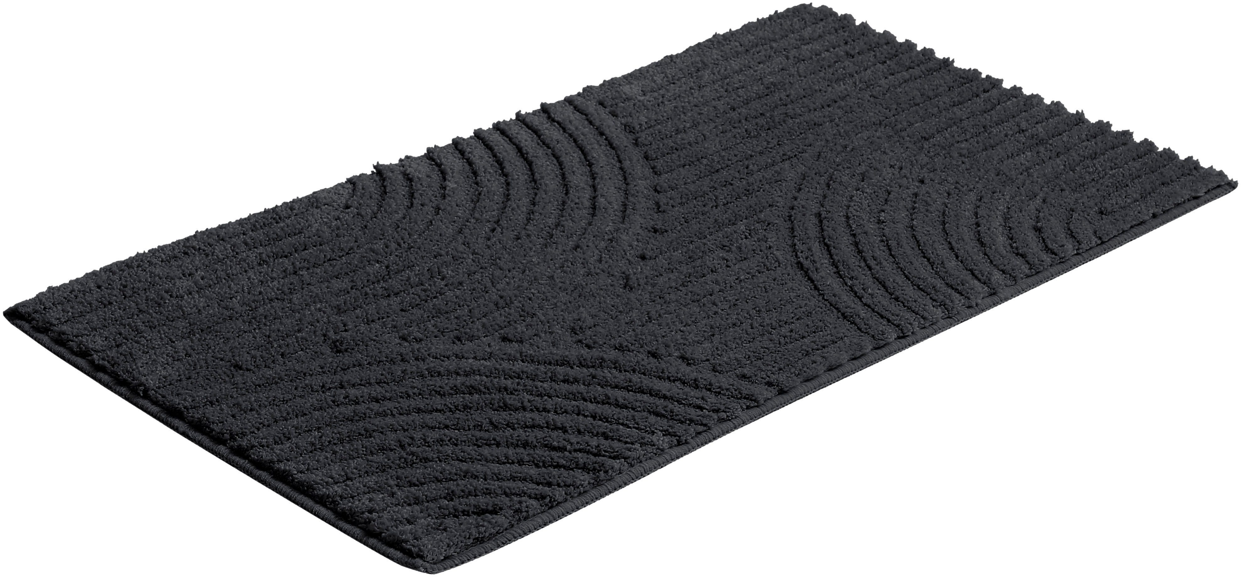my home Badmat Ognon, Scandi, Boho, modern patroon Badkleed, uni-kleuren, hoog-laag effect (1 stuk)