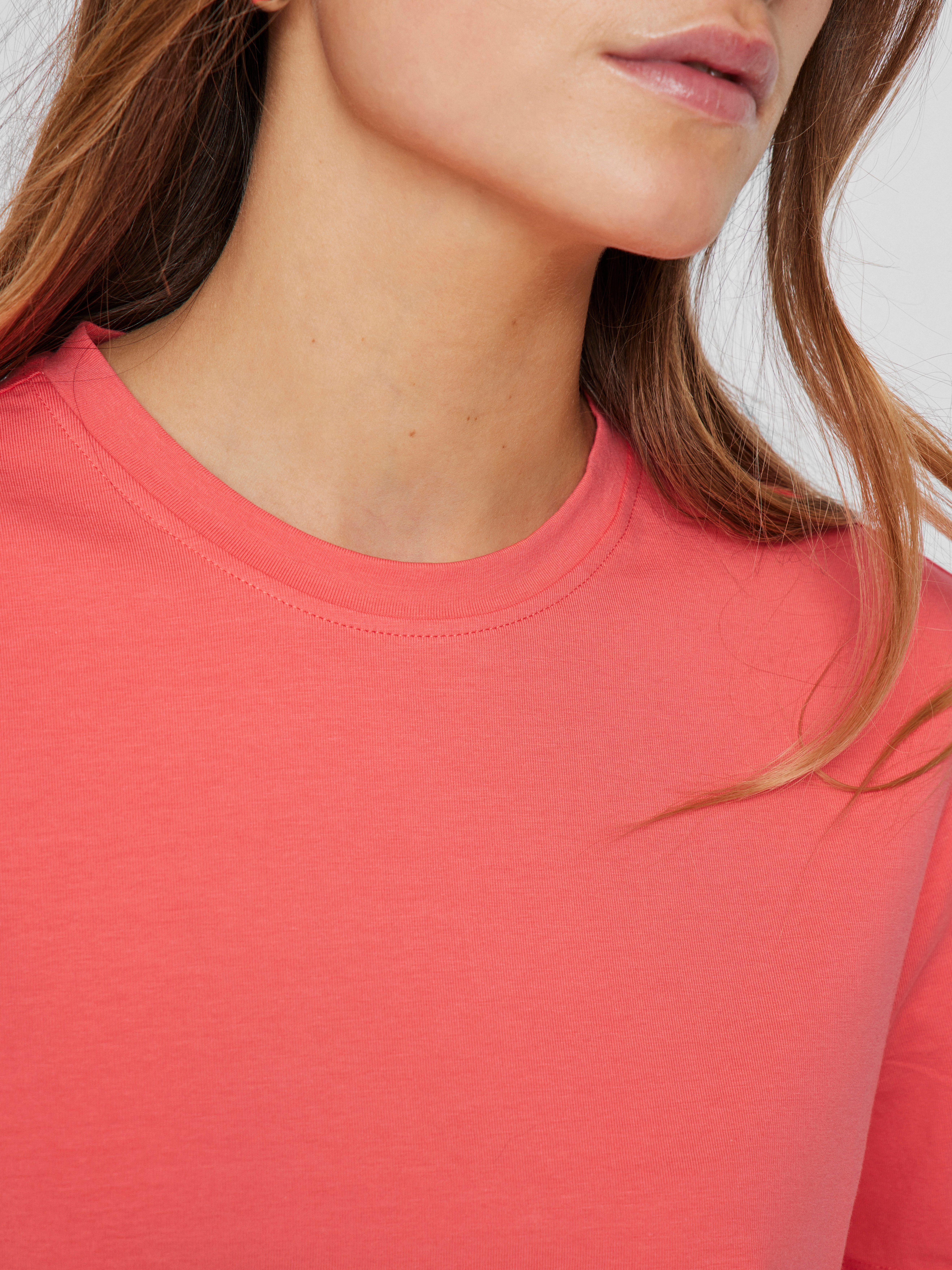 Vila Shirt met korte mouwen VINORA S/S T-SHIRT - NOOS