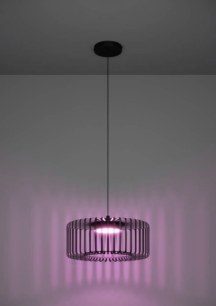 EGLO Hanglamp GINESTRONE-Z Metalen hanglamp, ZigBee, app en spraakbesturing Alexa, RGB, dimbaar (1 stuk)