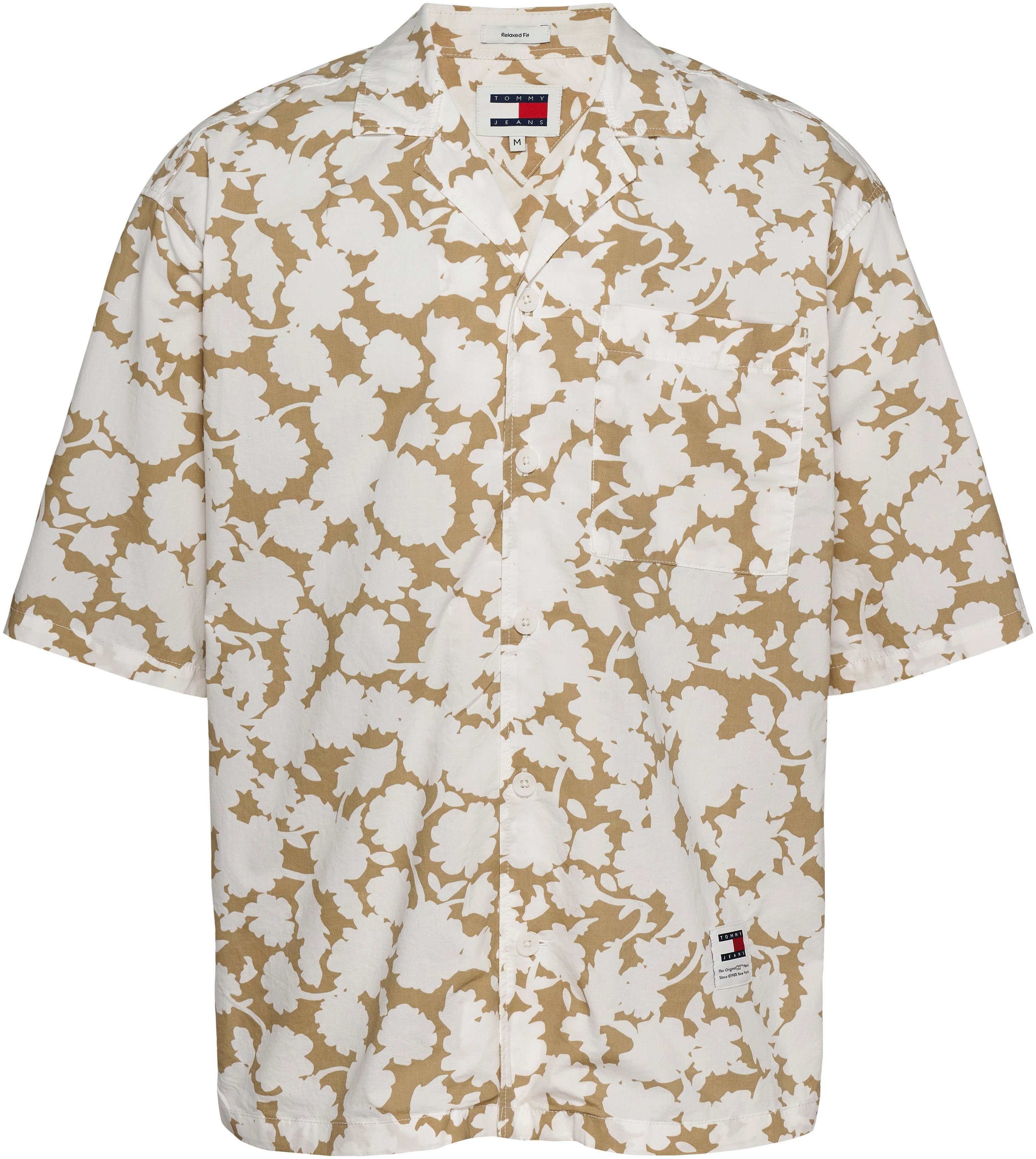 TOMMY JEANS Overhemd met korte mouwen TJM RLX FLORAL AOP CAMP SHIRT