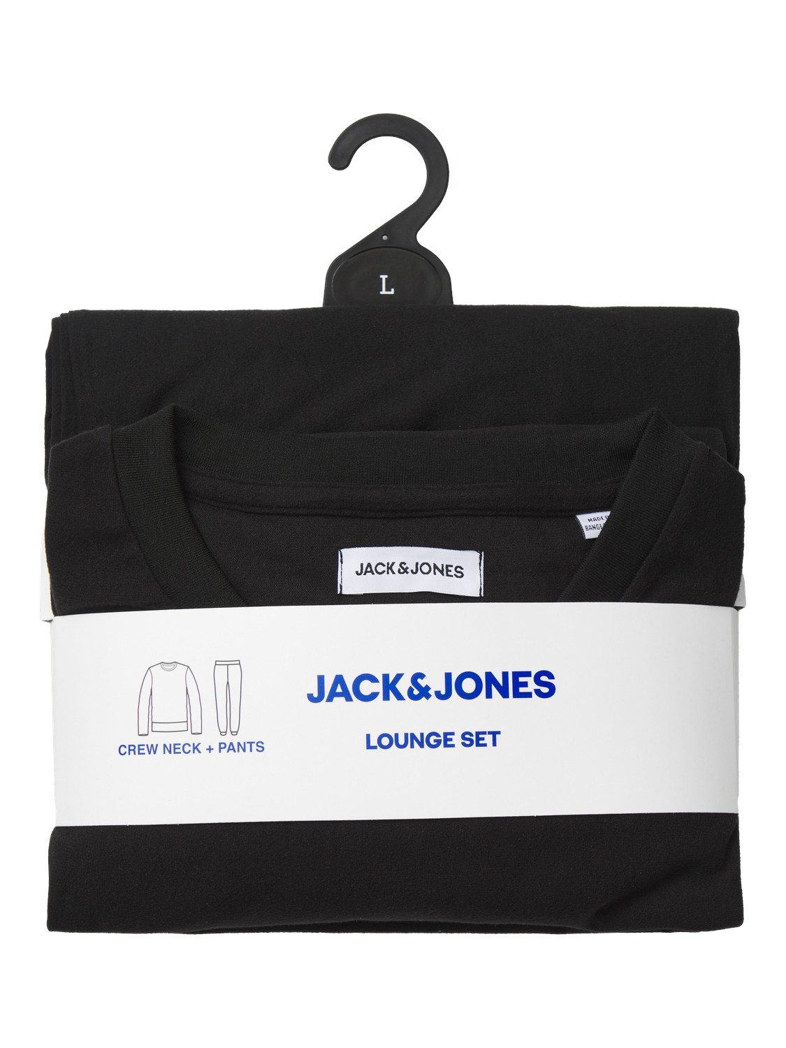 Jack & Jones Shirt met lange mouwen JACSOLID LOUNGE SET W NOOS (set 2-delig)