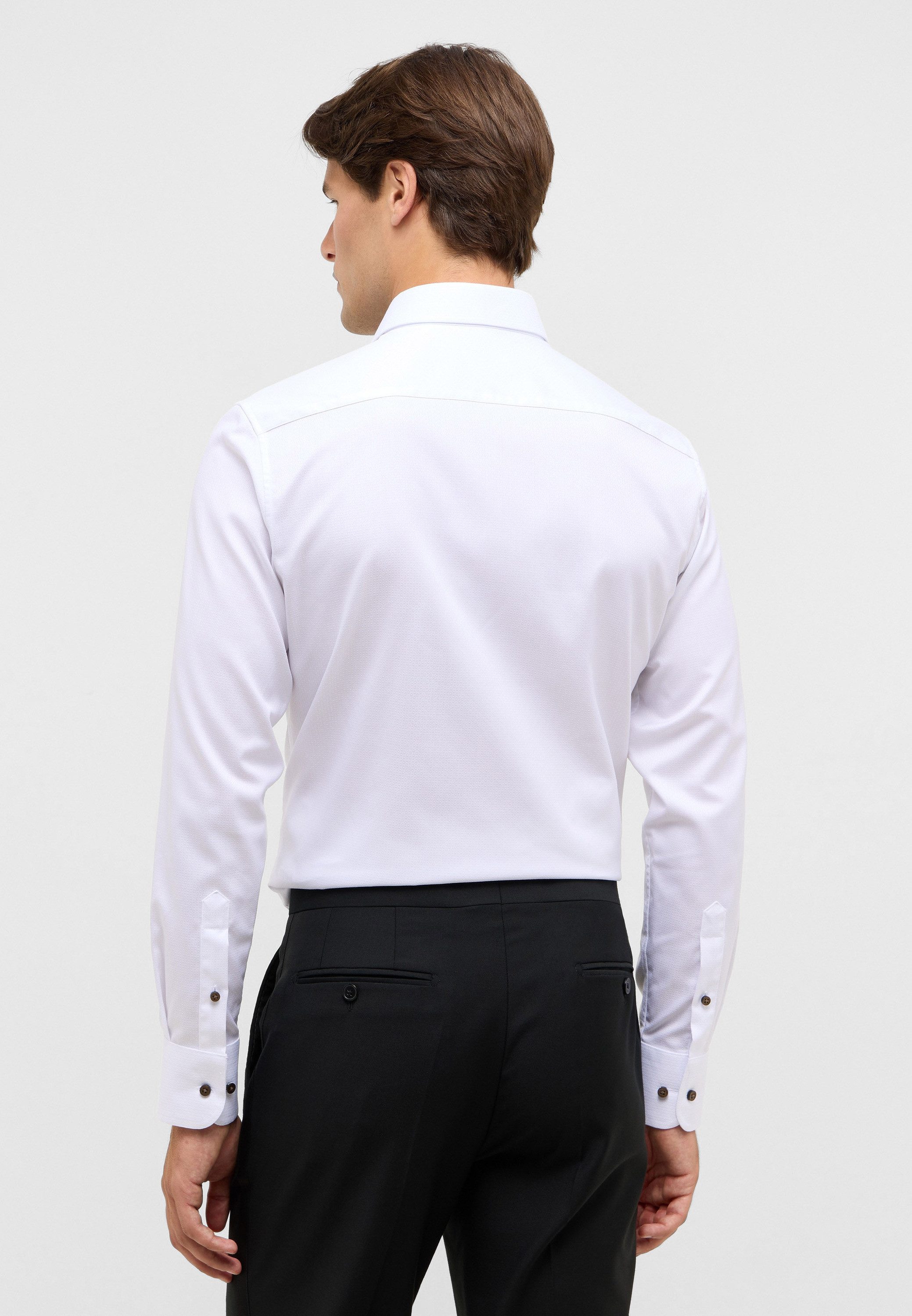 Eterna Overhemd met lange mouwen Slim fit NON IRON (strijkvrij)