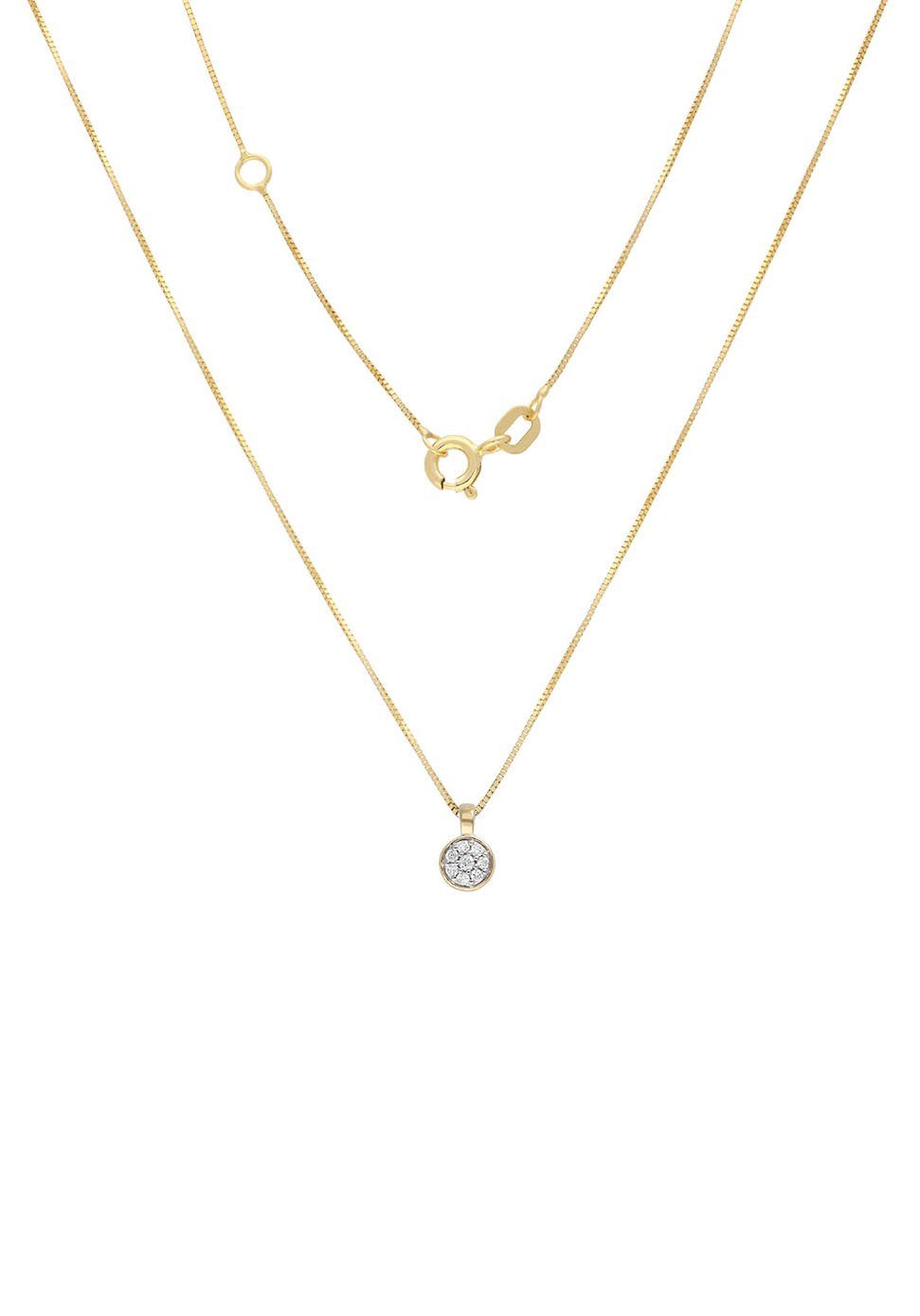 Firetti Ketting met hanger Sieraad cadeau Goud 585 halssieraad ketting goudketting Venetianer