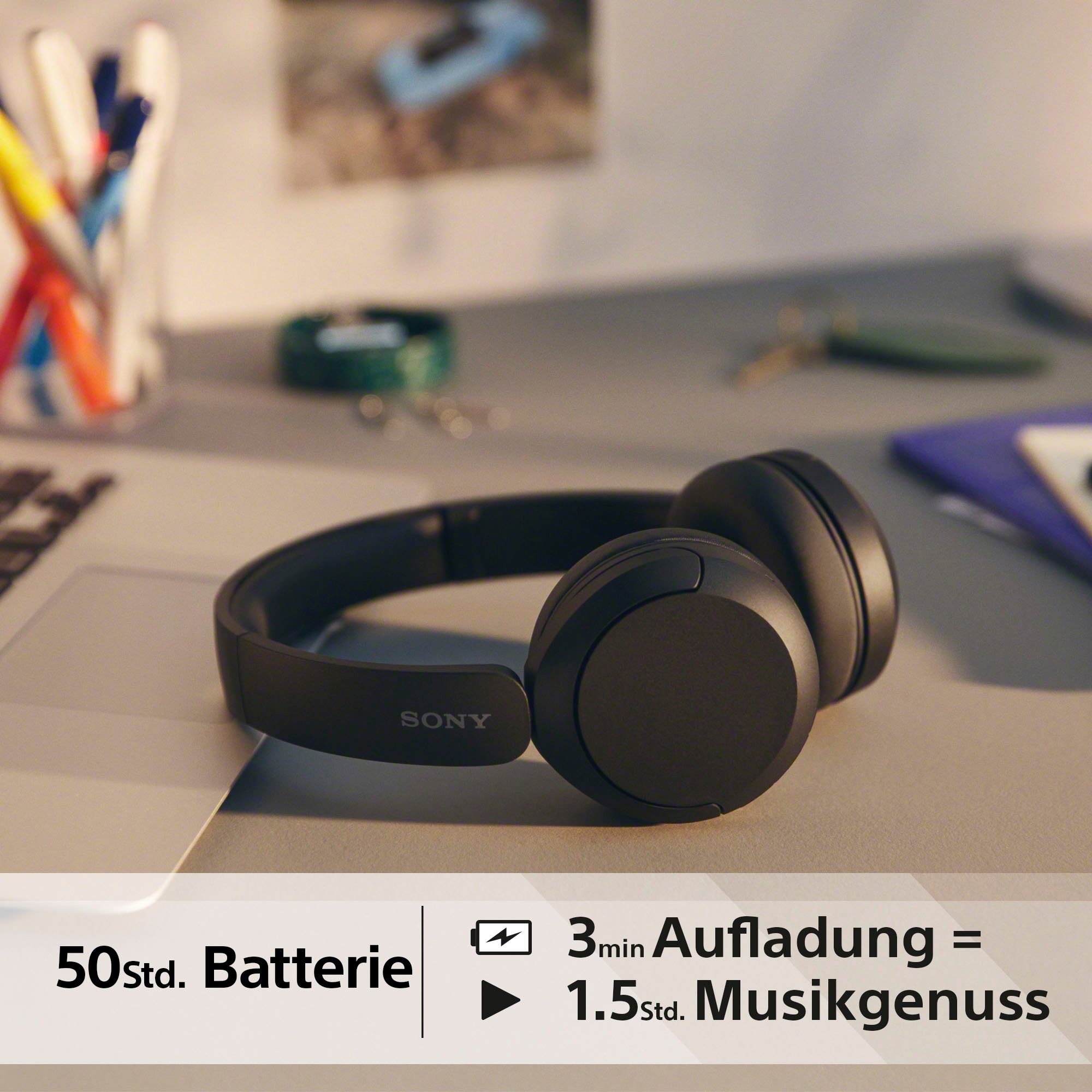 Sony Bluetooth-hoofdtelefoon WHCH520 200 uur max. accuduur (standby)