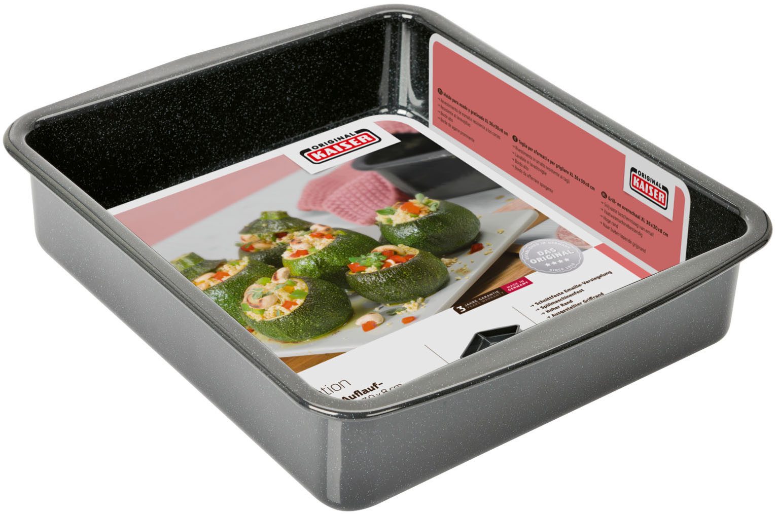 Kaiser Backformen Ovenschaal Inspiration snijvast en warmtegeleid, made in germany (1 stuk)