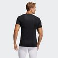 adidas performance t-shirt techfit compression zwart