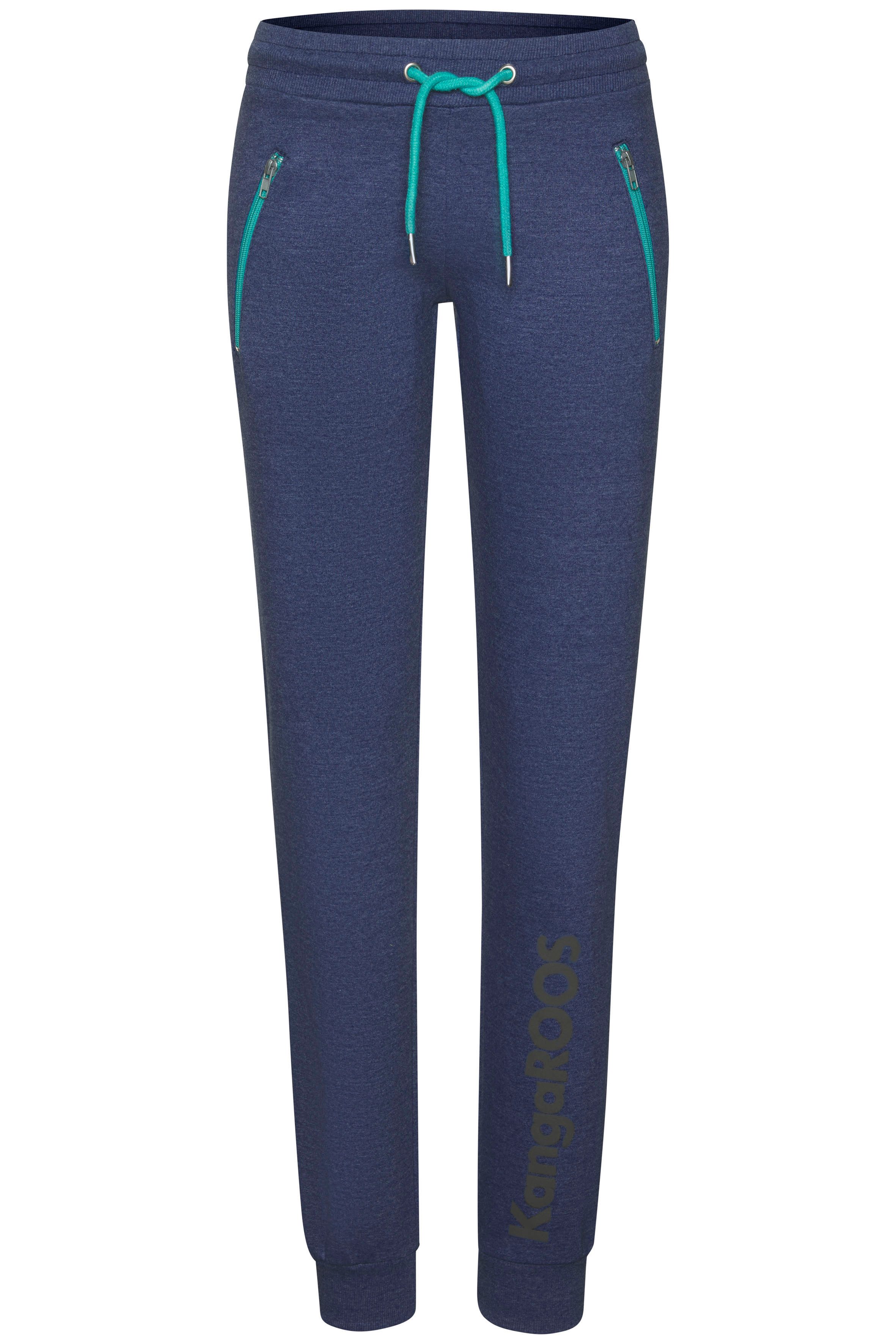 KangaROOS Sweatbroek met contrasterende details, loungewear
