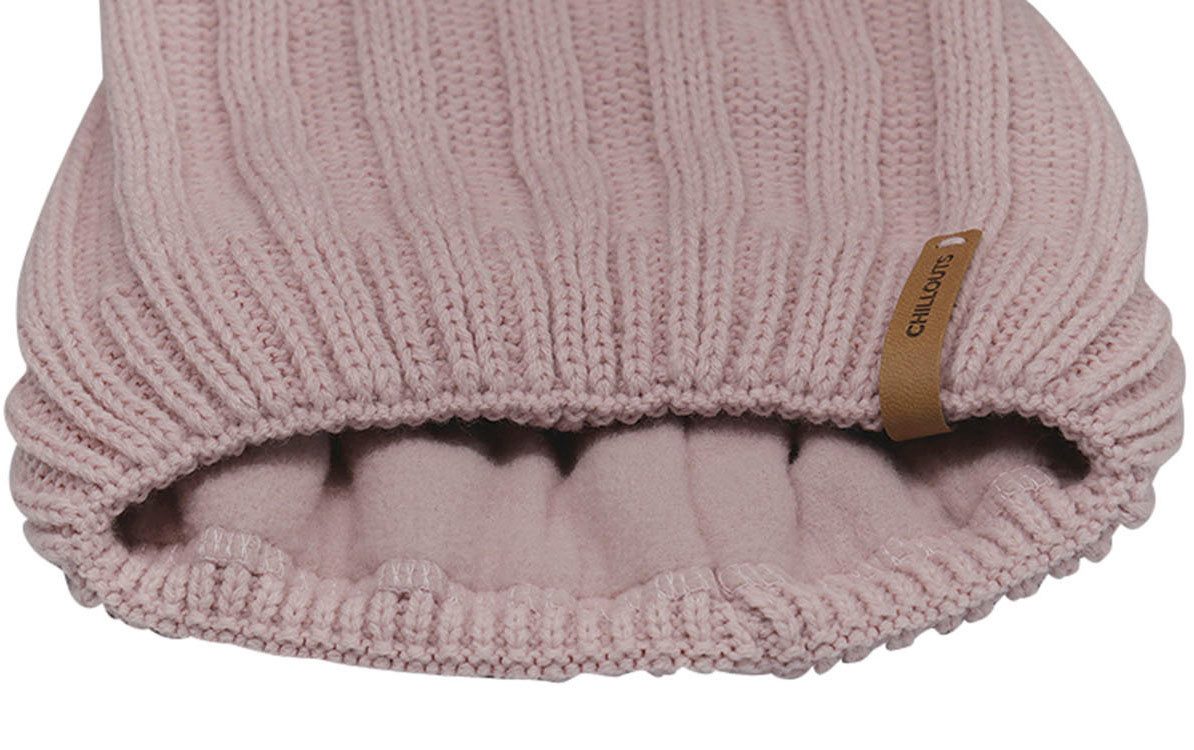 chillouts Pomponmuts Lorena Hat met afneembare faux-fur pompon