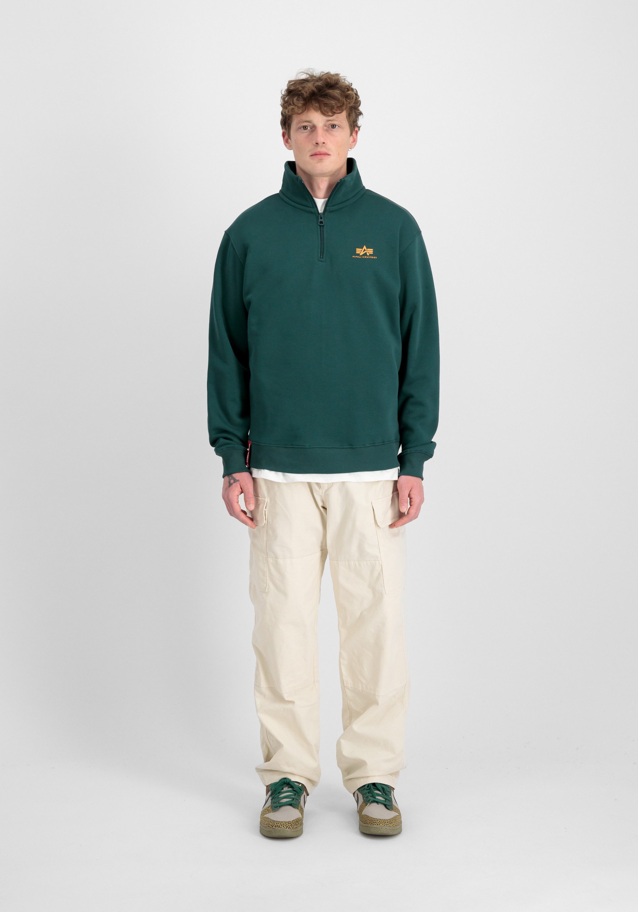 Alpha Industries Sweater Half Zip Sweatshirt SL