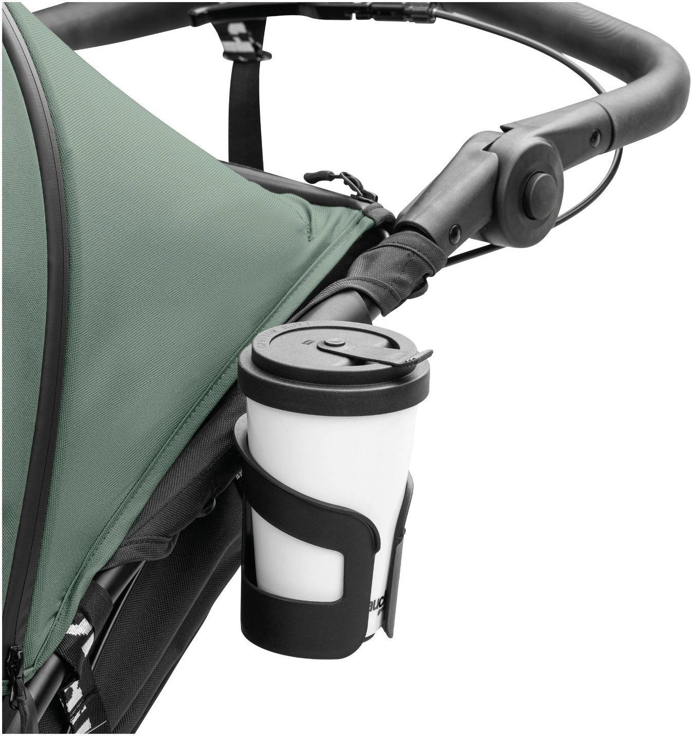 Hauck Kinderwagen met drie wielen Runner 3, Jungle Green met xxl-luchtwielen en handrem, tot 22 kg belastbaar